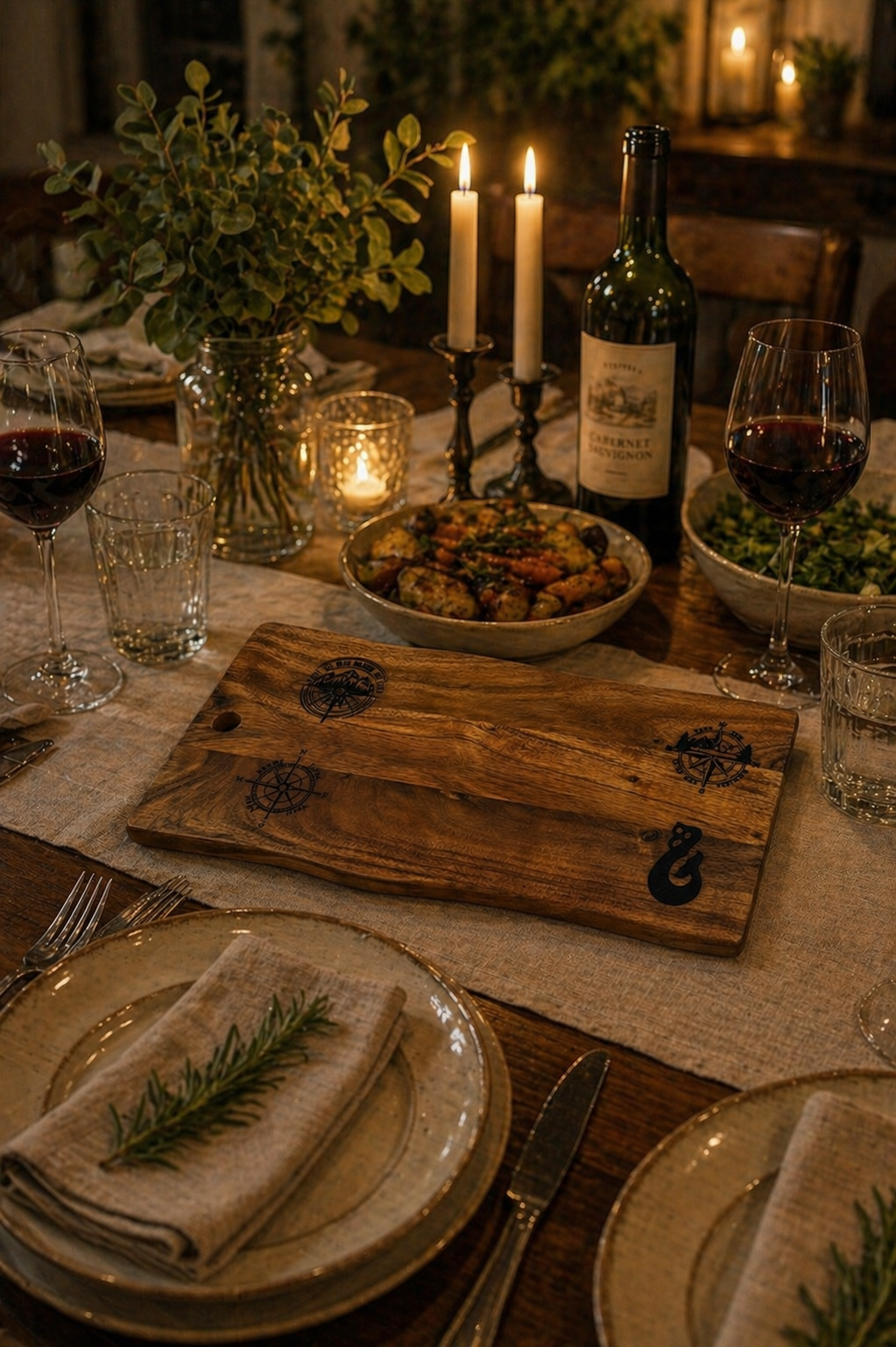 Wanderer’s Compass Serving Board