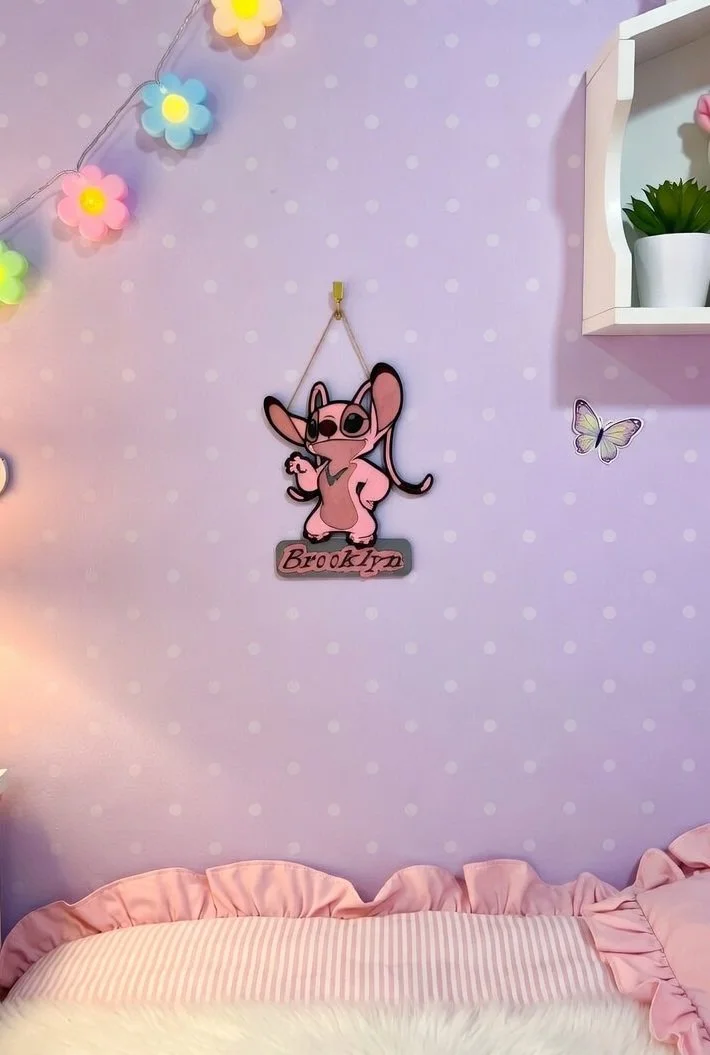 Wall Hanging of Angel from Lilo & Stitch