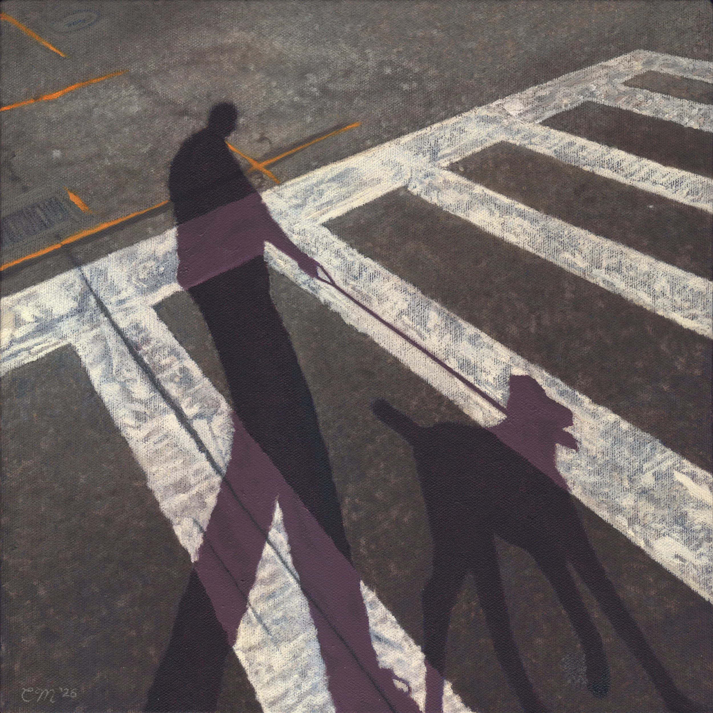 “Long Legs” 2026, Oil on canvas, 12"x12"