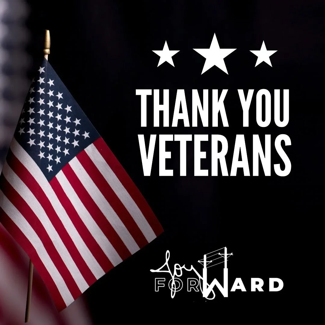 Today, on Veterans Day, the JoyForWARD team sends our deepest gratitude to all the veterans who have selflessly served our nation. 

#veteransday #gratitude #appreciation #thanks #ignitejoy #joytogether #joyforward