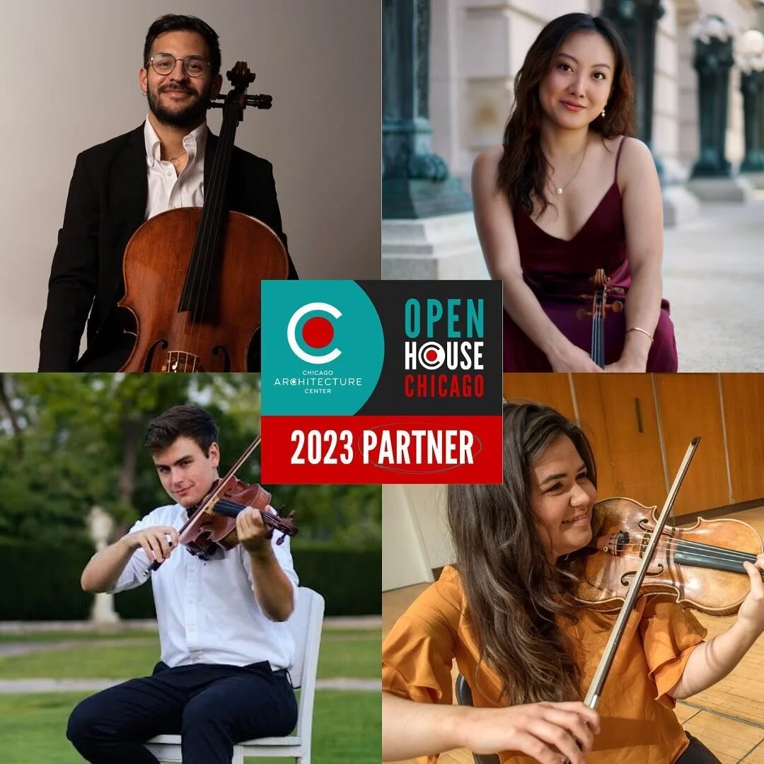 Come join Pilsen Classical for a day of wonderful music! We are performing TOMORROW October 14th at 11:00 am and 2:00 pm at the @chicagoartdept for FREE! Check out the link in our bio for more information. 

Meet our musicians performing tomorrow! 😇