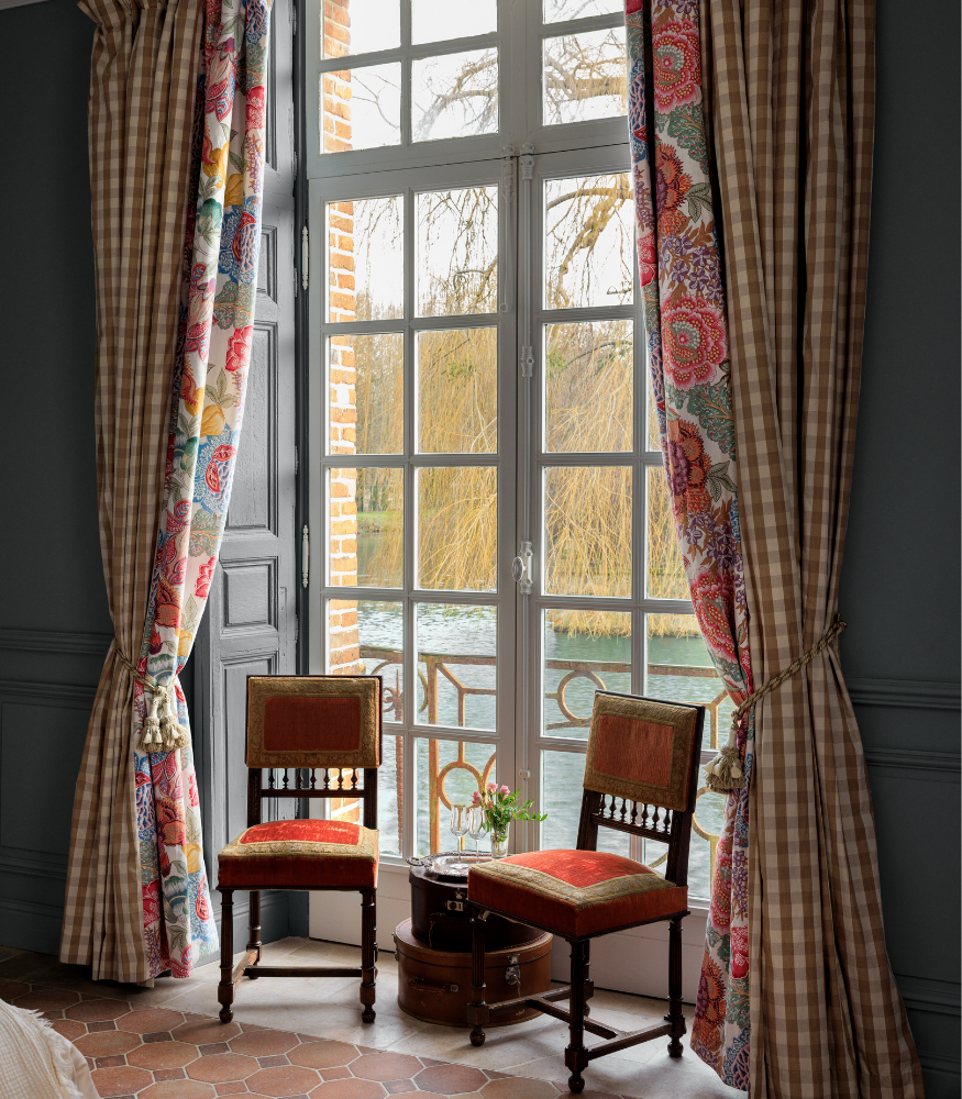 Kravet Brunschwig & Fils Textiles | French Historic Chateau with Moats, River, Bridges