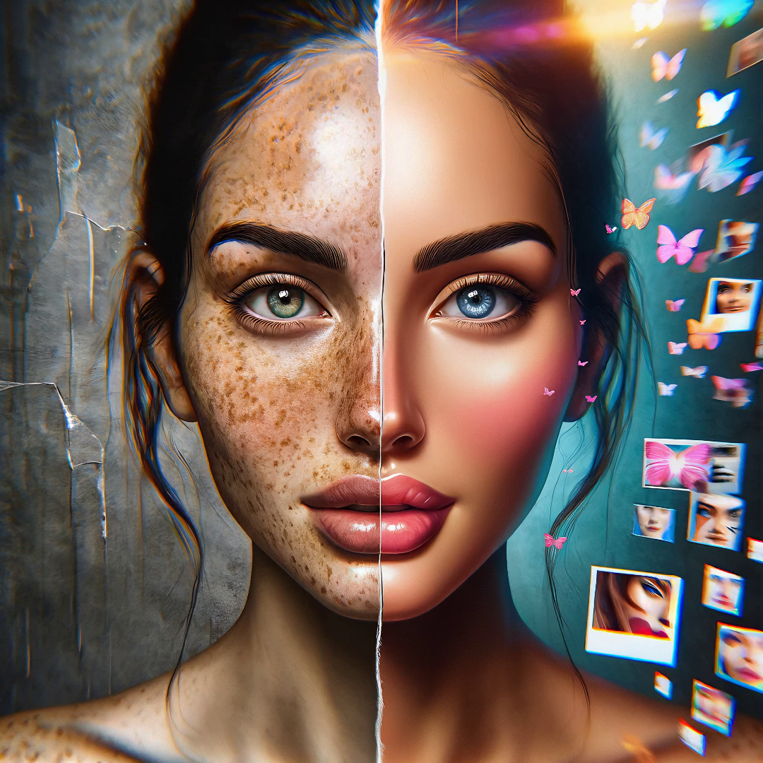 The Losing Battle Against Filters and Photoshopped Fantasies: Exploring the Complex Impact of Digital Beauty.
