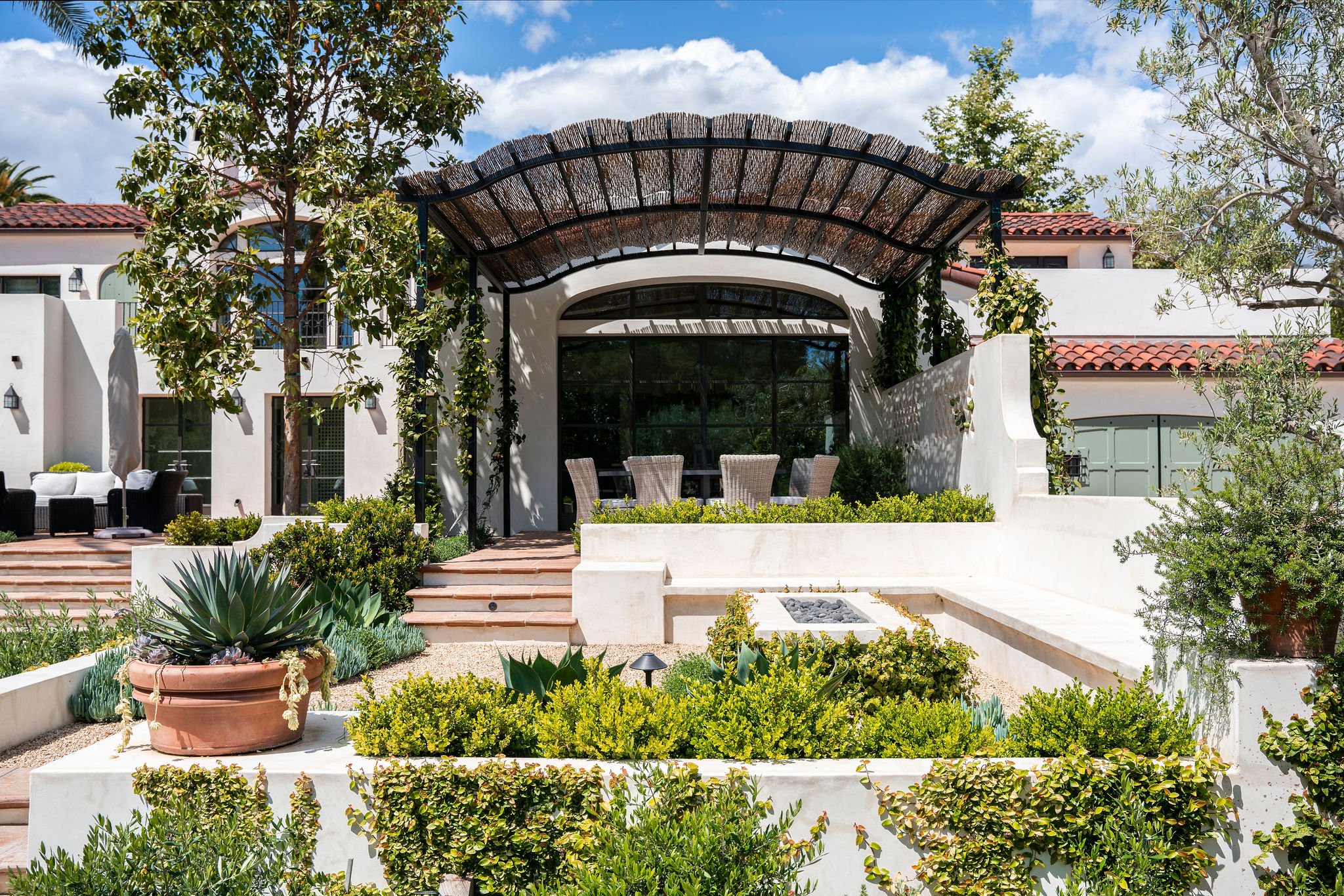 commercial landscape design santa barbara, landscape planning santa barbara, estate property landscape planning, vineyard landscape design firm, outdoor tasting room design california