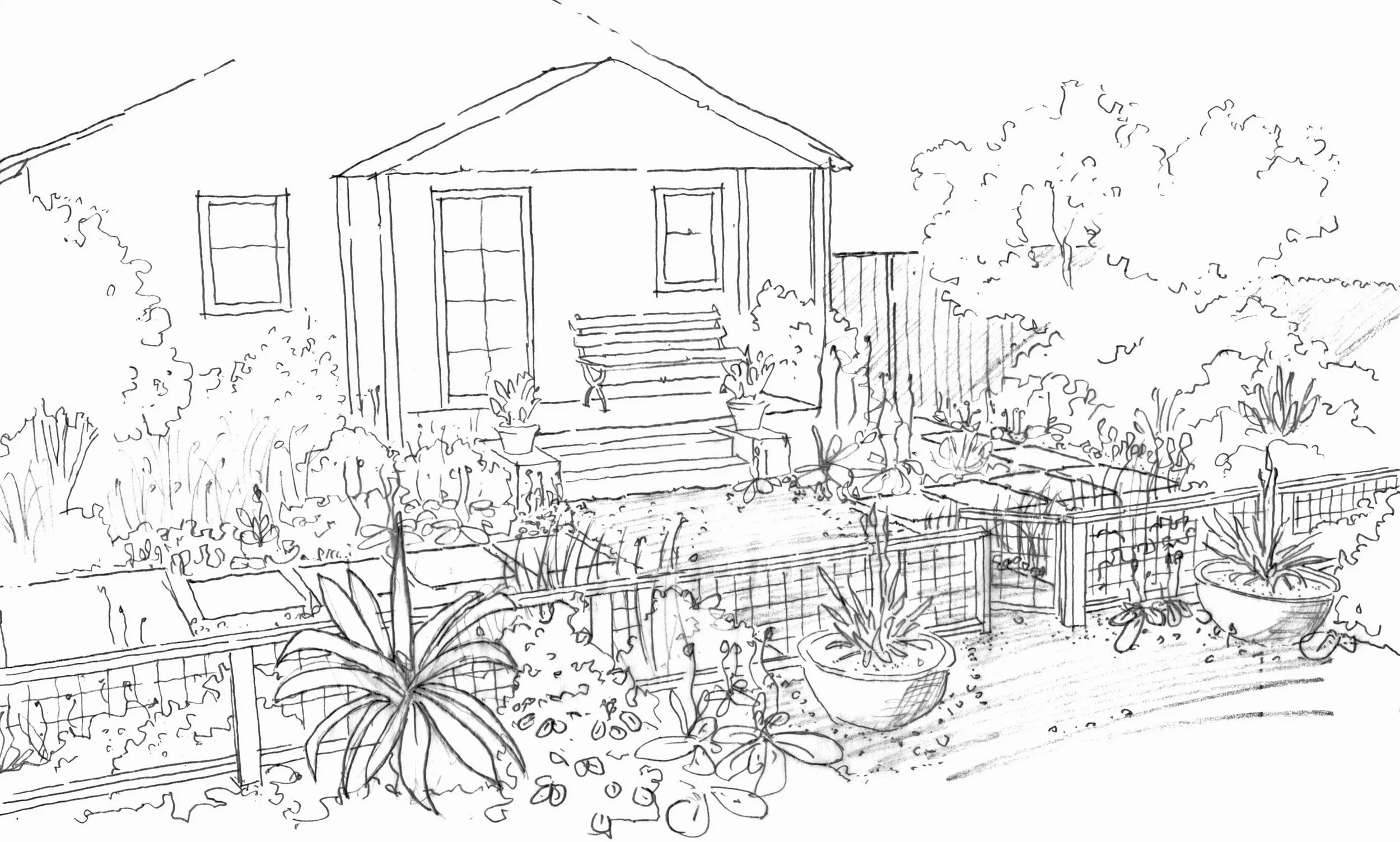 community garden landscape planning, biodiversity-focused landscape design, los angeles community landscapes, landscape education and outreach, native habitat restoration projects