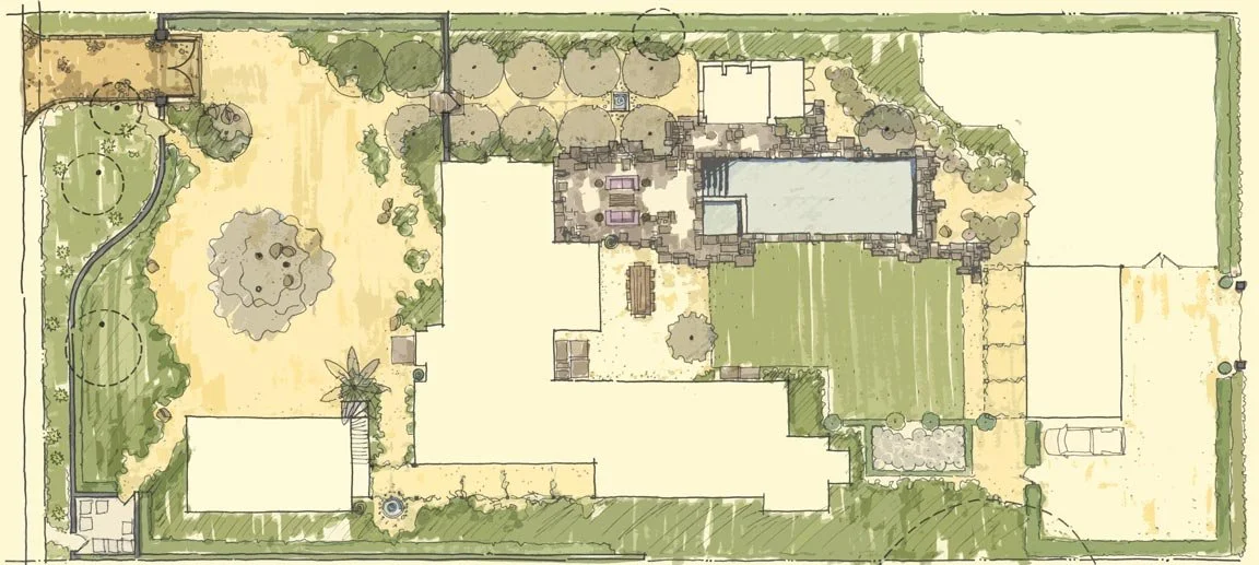 integrated site design with architecture, landscape architect for wineries california, landscape pre-development consulting, native plant landscape design firm, sustainable landscape architect california