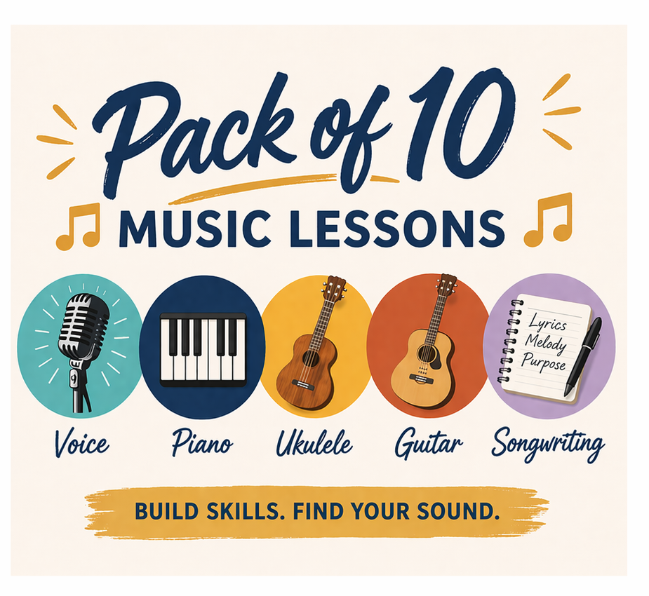10 Pack of Music Lessons
