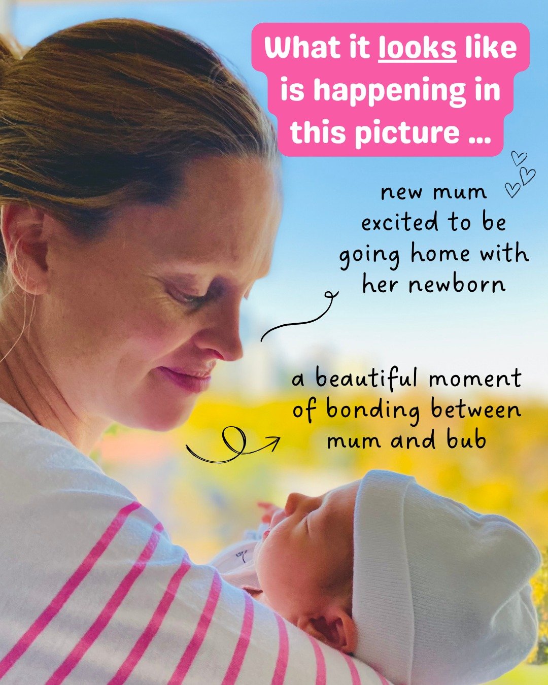 Photos don't always paint an accurate picture.  This is your reminder that a lot can hide behind a smile.  Don't think that because it looks like other mums on social media have it all together that they do. They have bad days and feel like they're i
