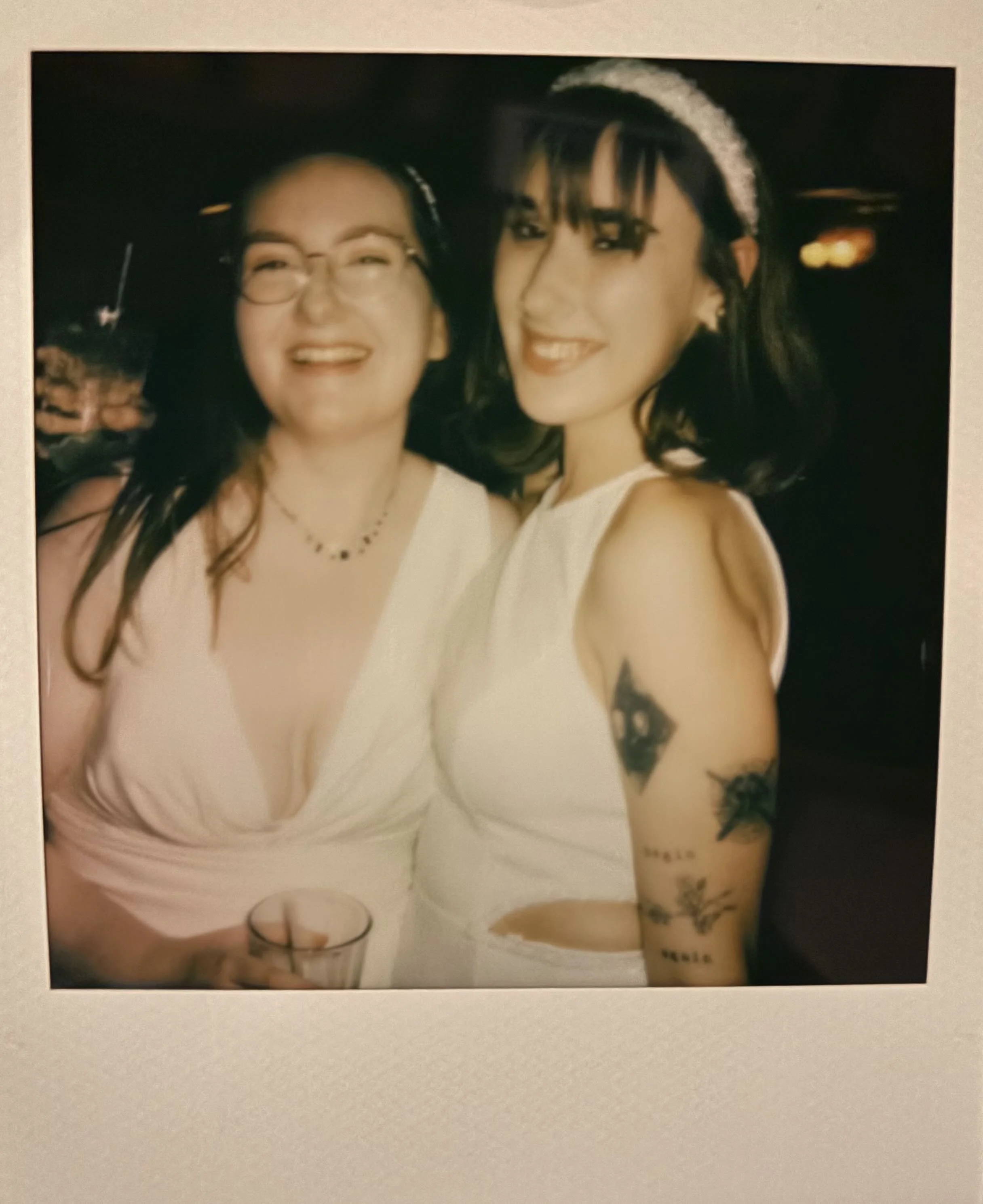 I left this picture behind because for as much as I wanted it for my project, I wanted to leave it as a present for Maddy and Emily more. And I don't regret that one bit.