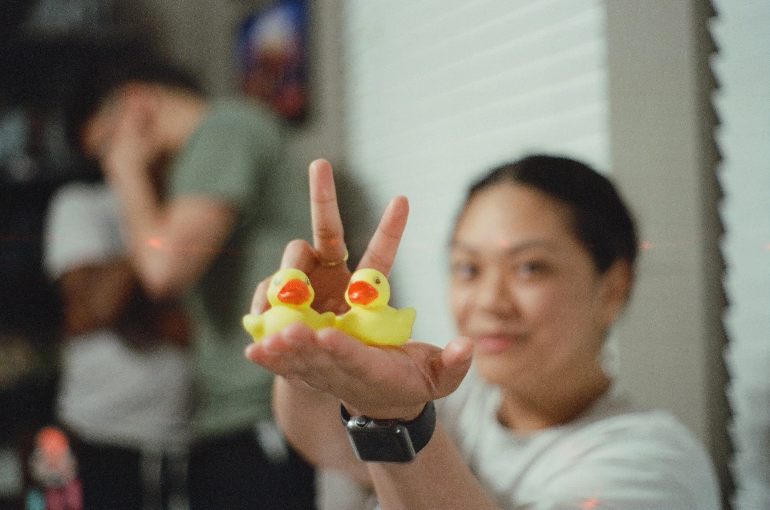 These ducks started as a bit for a joke game of DND years ago and still haunt our table to this day.