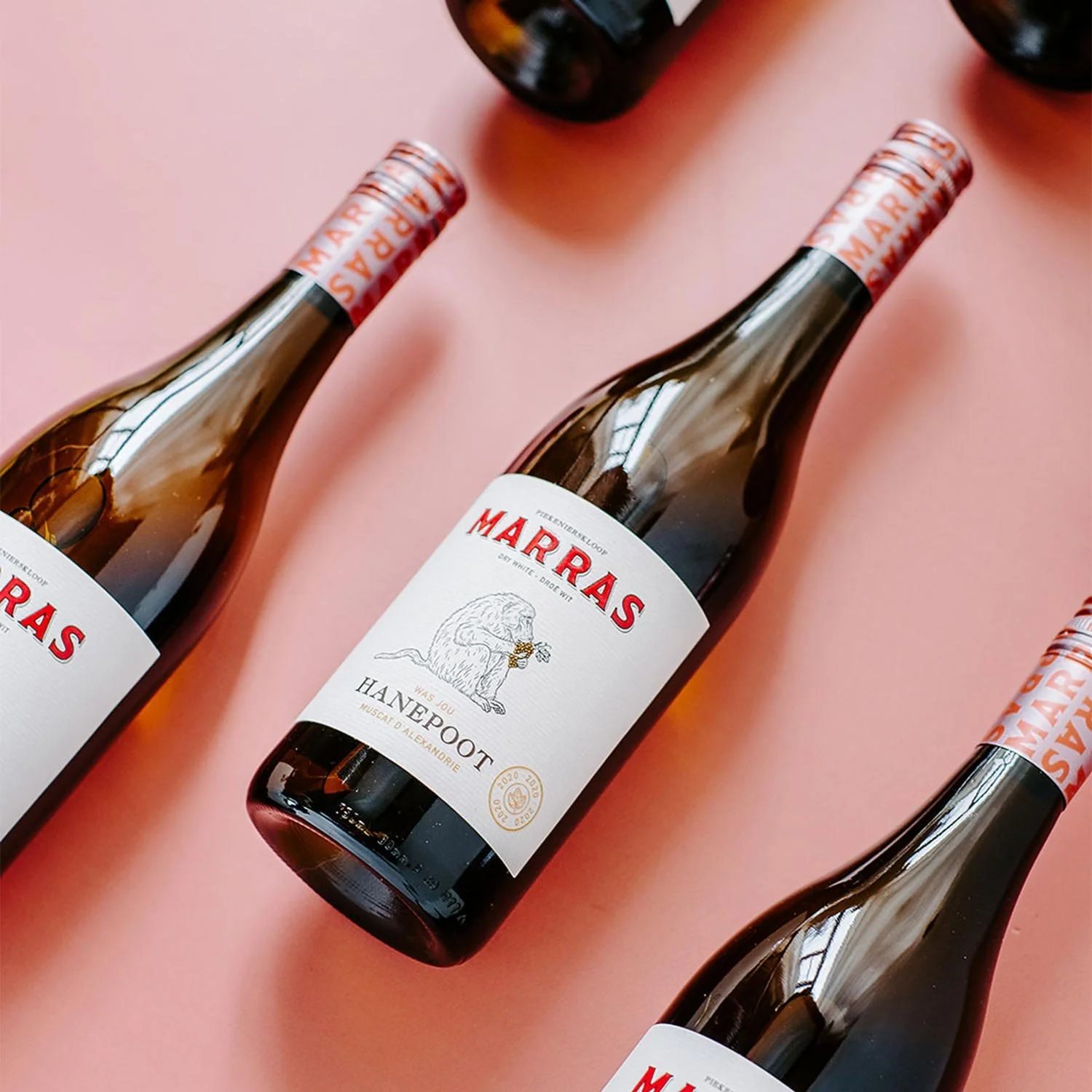 Marras wine label branding, illustration & packaging designed by Studio Slatem