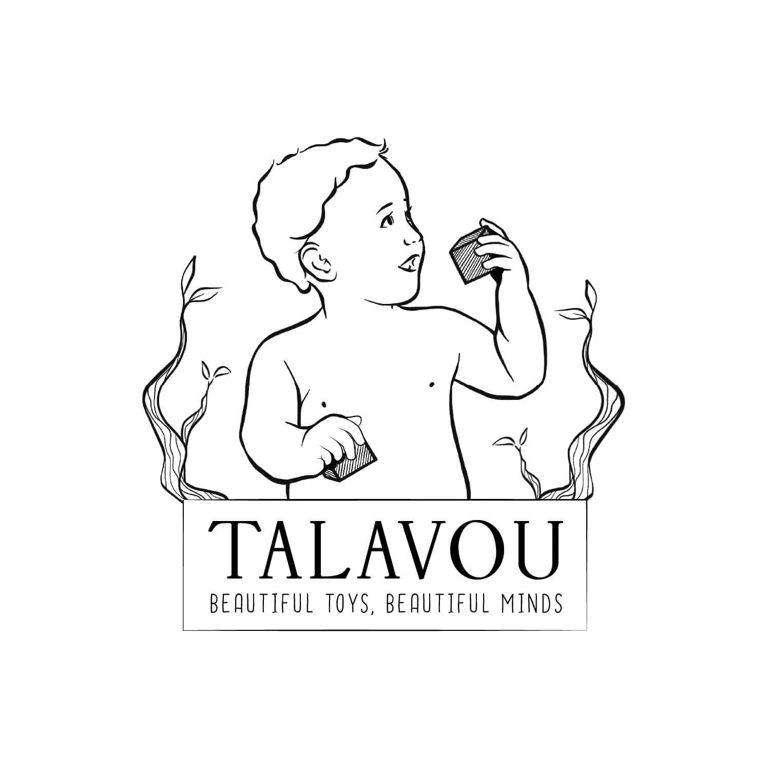 Talavou logo designed by graphic designer & motion designer, Moore Motion Design