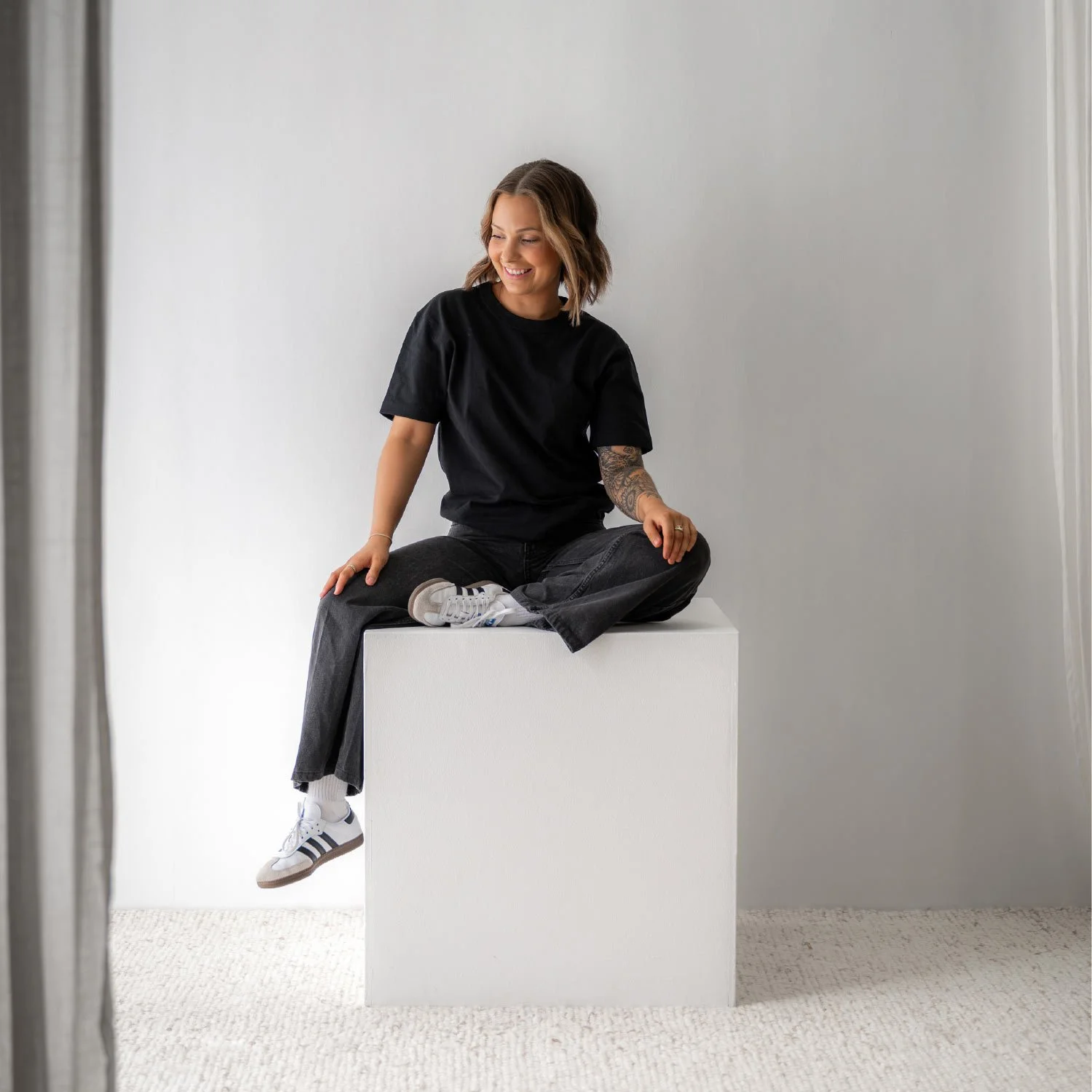 Meagan Herd, brand designer, web designer, social media specialist, and founder of Poppy & Seed Studio