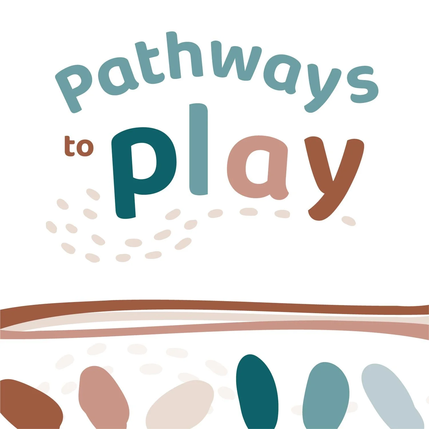 Pathways to Play logo designed by Perth Freelance Graphic Designer Inspo Graphics & Design