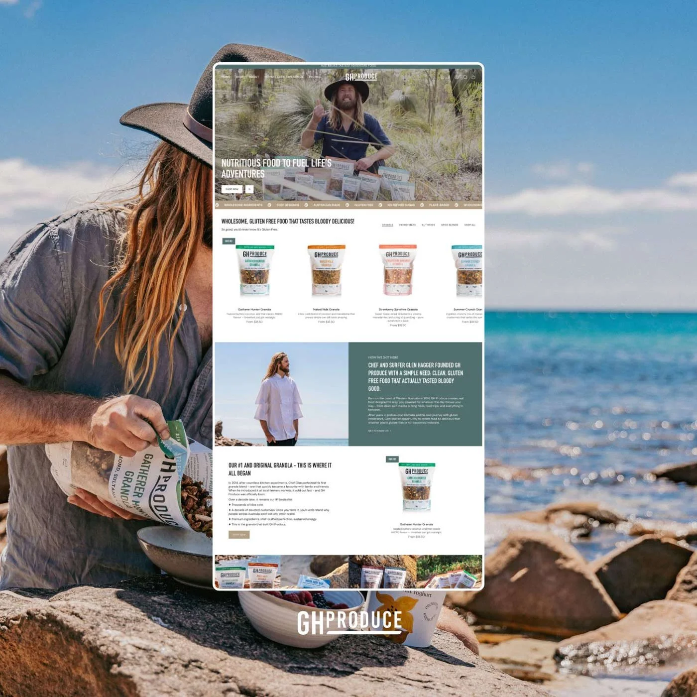 GH Produce eCommerce Shopify website design by One Circle Studio