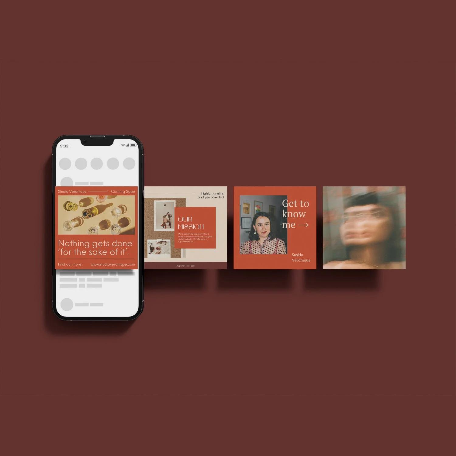 Instagram designed graphics for a brand created by Gold Coast social media specialist Poppy & Seed Studio