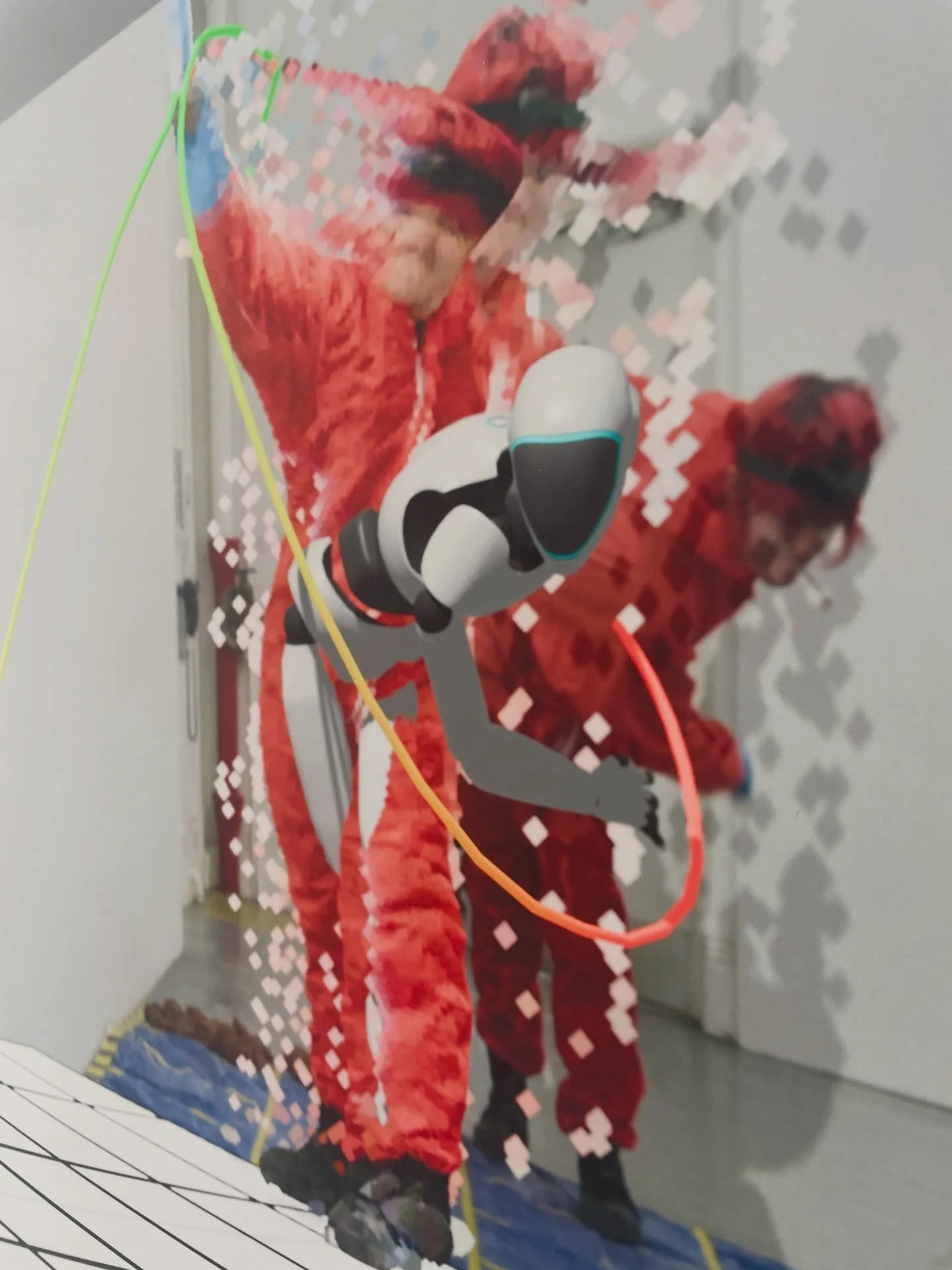 A couple more glimpses of the work produced in collaboration with @elineyborg now showing at the Drawing Thinking exhibition at @uoggalleries 
Exploring process, movement and space.