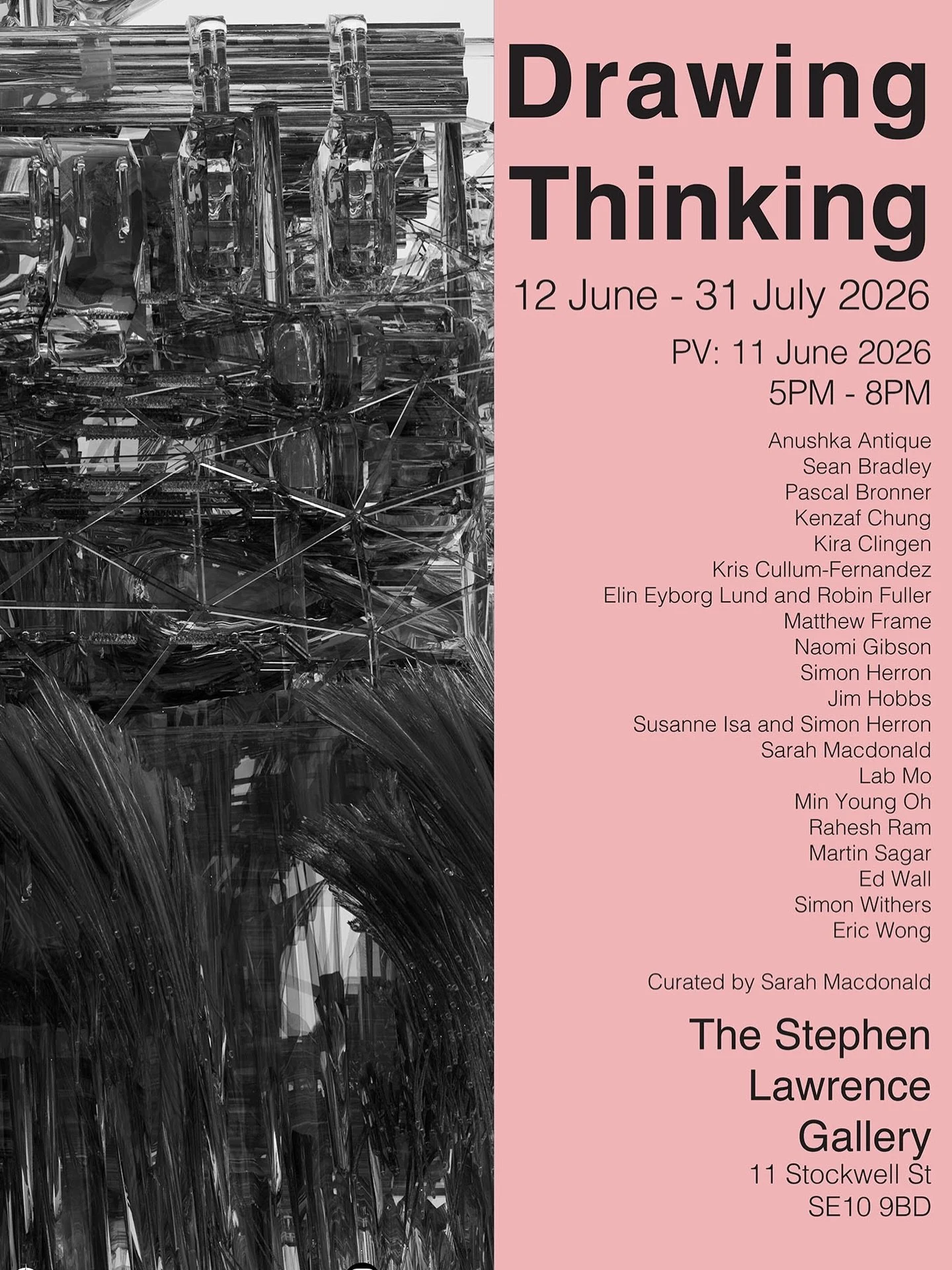 On my way to @uoggalleries to see this exhibition opening. Really looking forward to seeing the work of the other artists and chatting about all things related to drawing as a process of meaning-making in and of itself. 
I&rsquo;m very grateful to @e