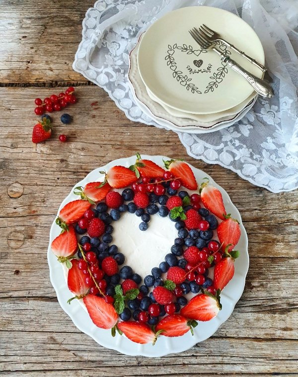 Torta fredda allo yogurt