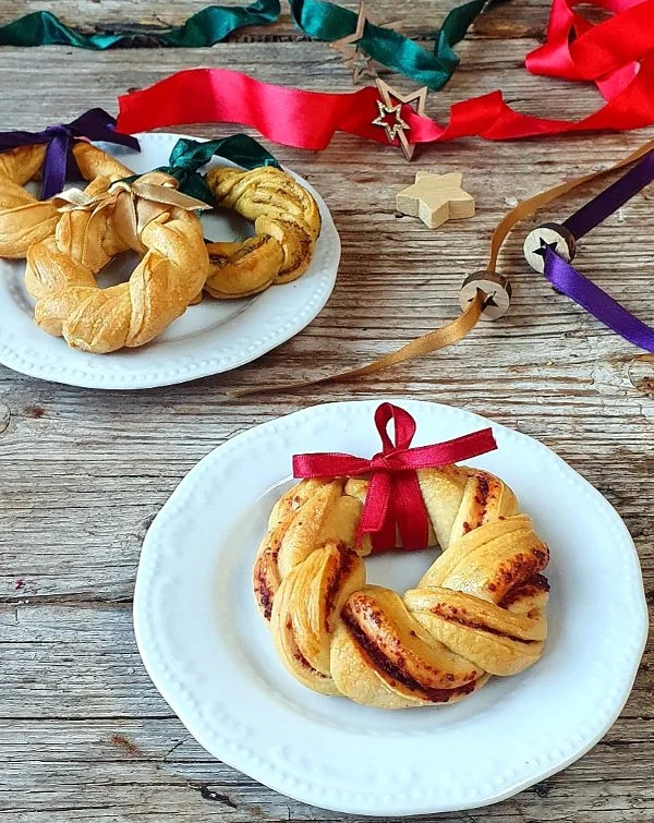 Mini ghirlande di pan brioche