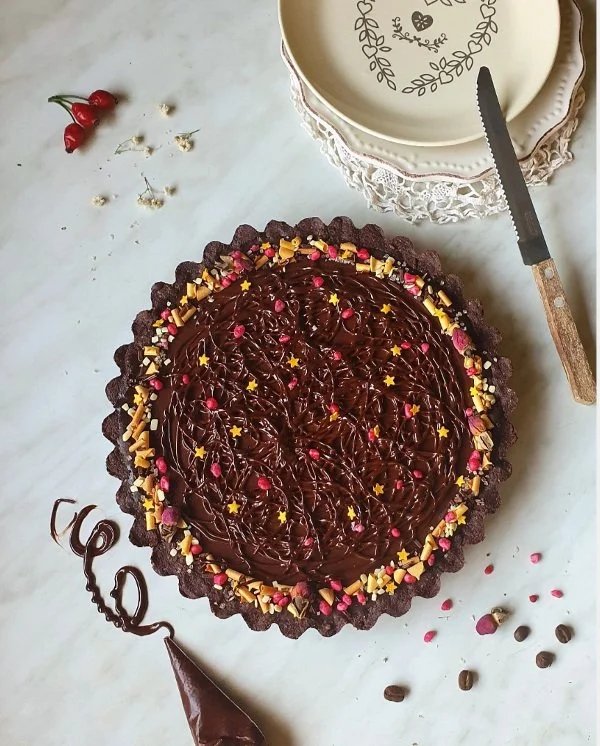 Crostata ciocco caffè