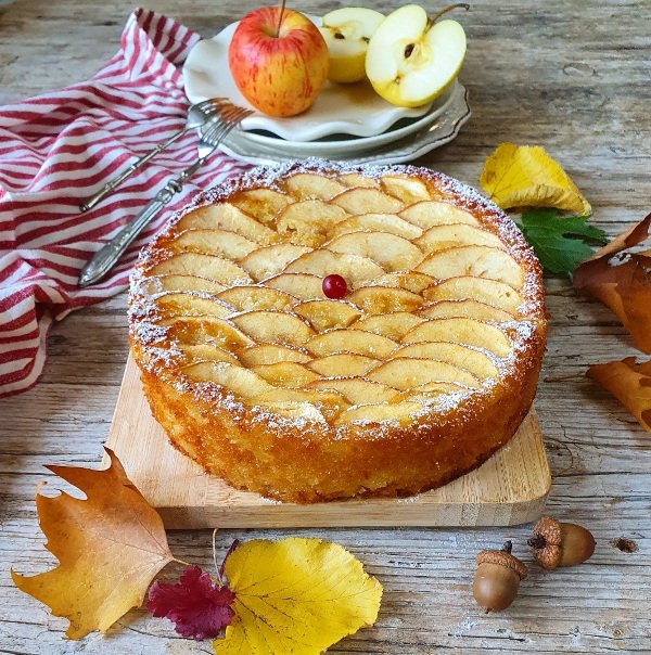Torta di mele cotte