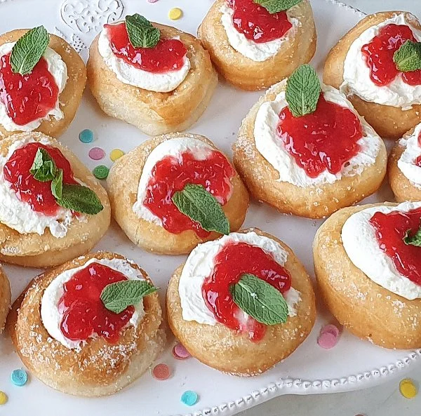 Pizzette dolci fritte