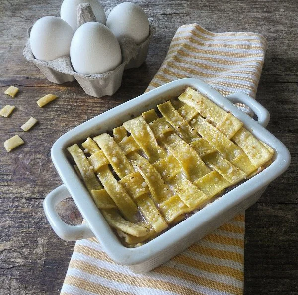 Lasagna intrecciata con radicchio taleggio e speck 1.jpg