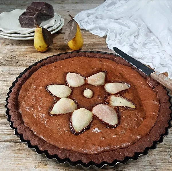 Crostata cioccolato e pere