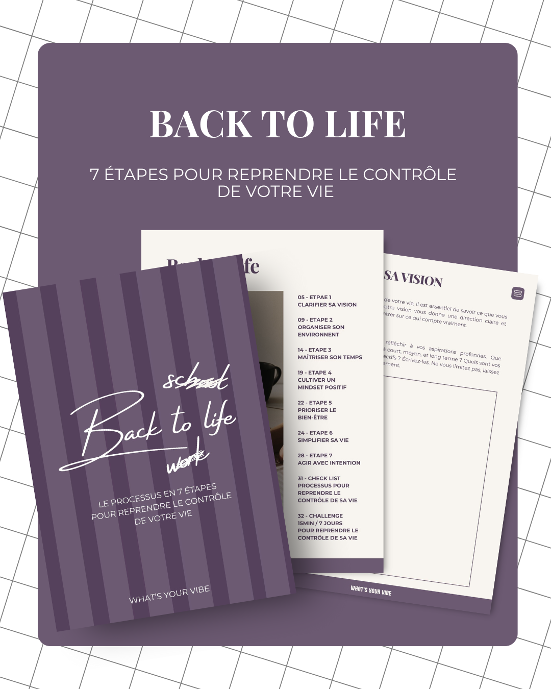 Back to life - 7 étapes pour reprendre le contrôle de votre vie