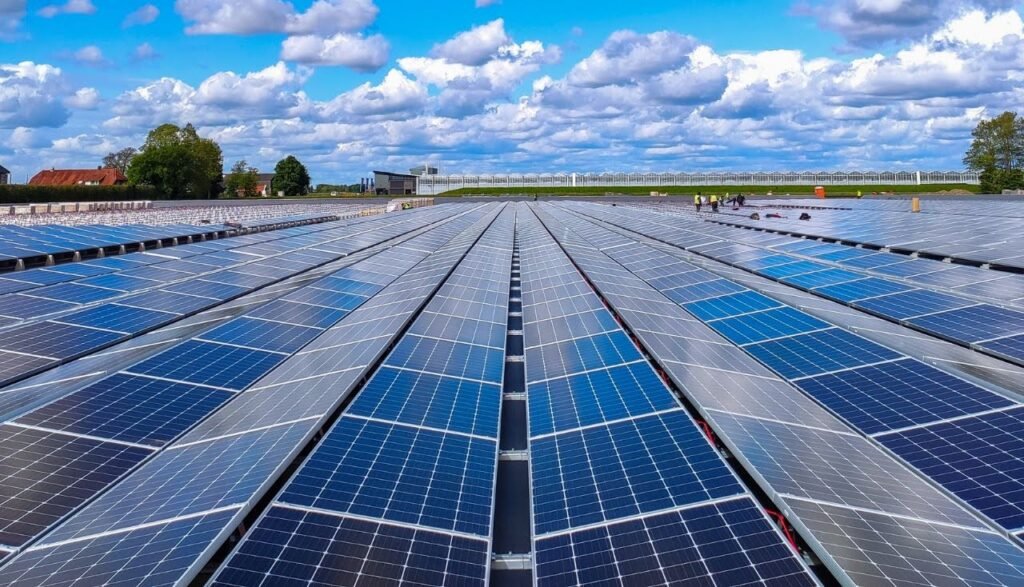 Impianto fotovoltaico industriale — progettazione EFIP