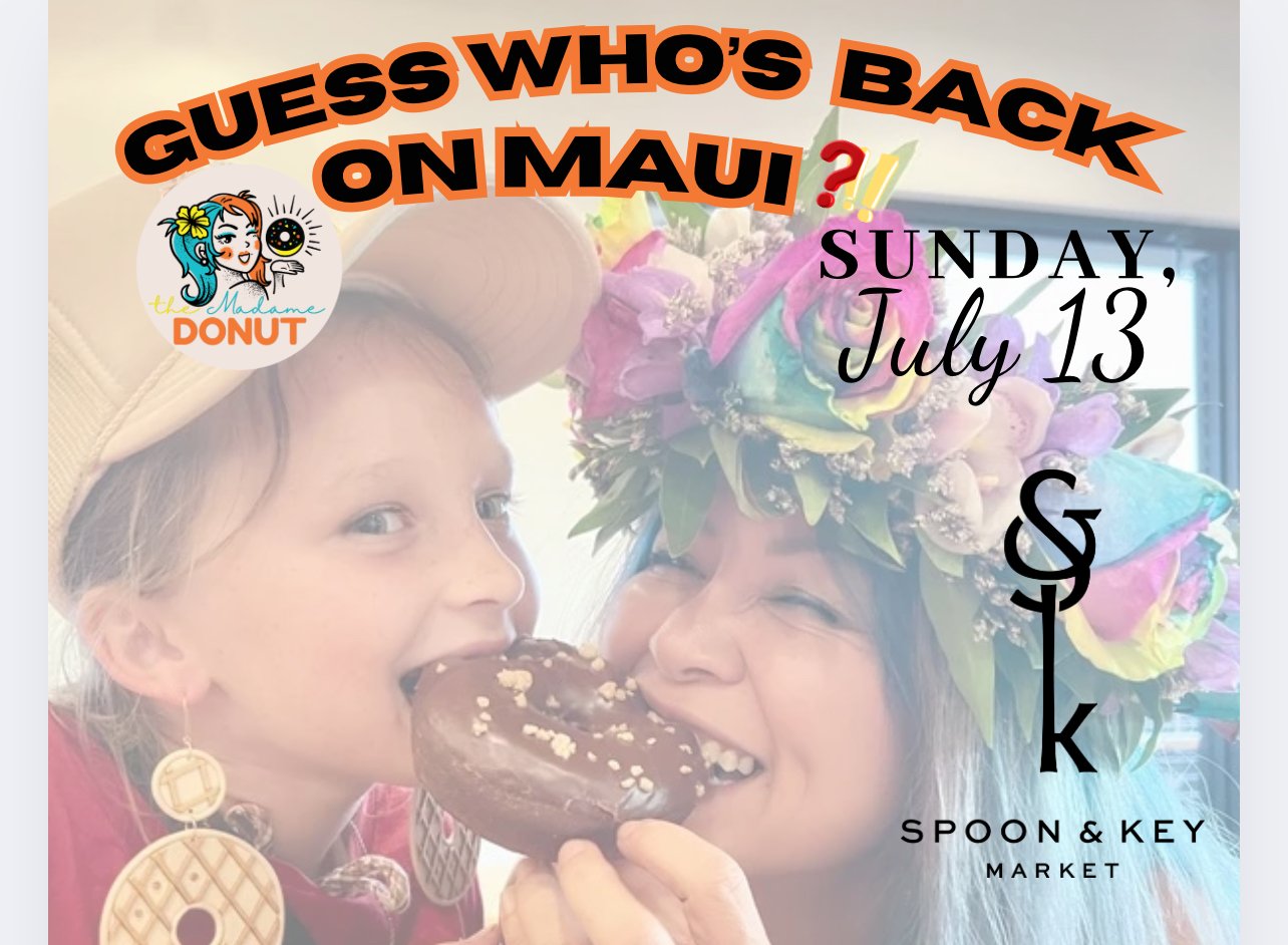 Maui PopUp @ Spoon & Key