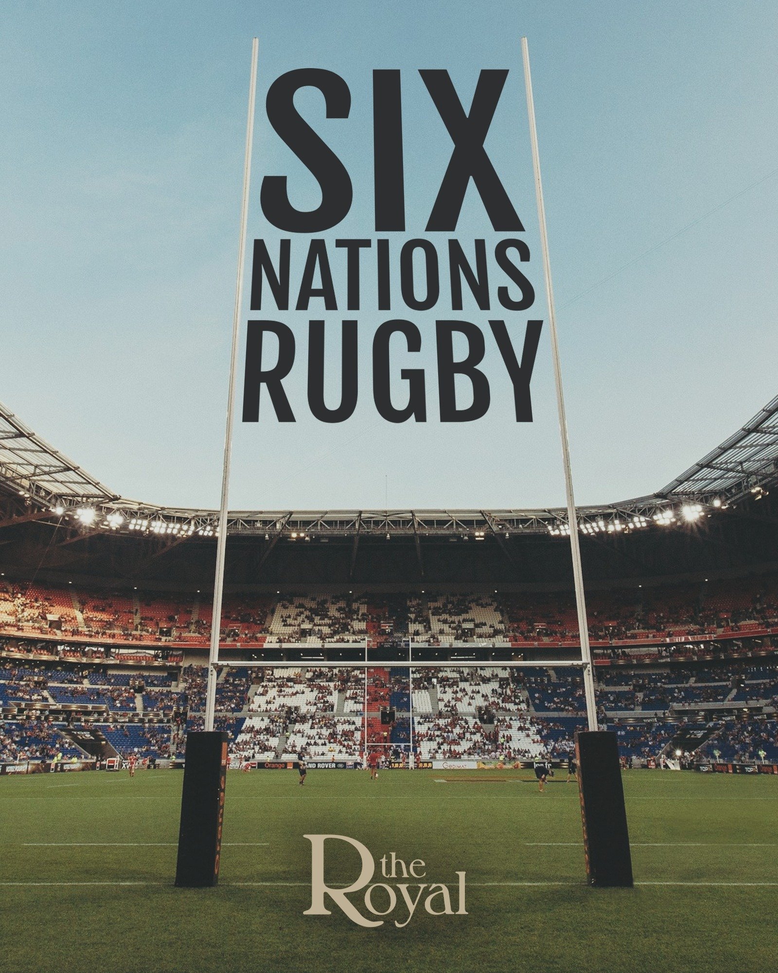 🏉 Six Nations Rugby - Round 1 kicks off this week, and you can catch all the action at the Royal!

Thursday 5th Feb
🕗 8:10pm &ndash; France 🇫🇷 vs Ireland 🇮🇪

Saturday 7th Feb
🕑 2:10pm &ndash; Italy 🇮🇹 vs Scotland 🏴󠁧󠁢󠁳󠁣󠁴󠁿
🕓 4:40pm &nd