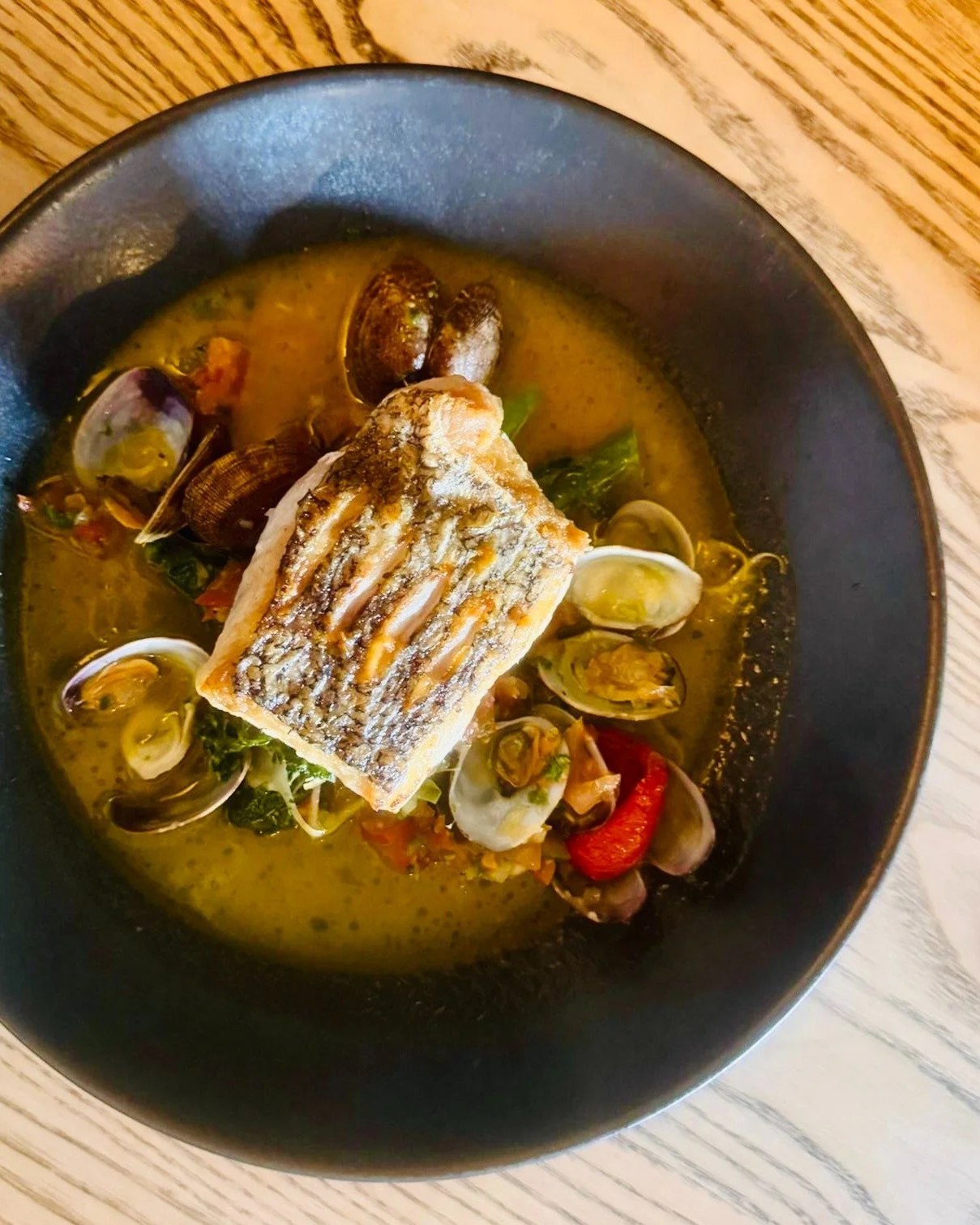 Our Pan Roasted Hake is all about clean, vibrant flavour &mdash; served with fresh clams, buttery new potatoes, garlic, parsley &amp; a light broccoli broth for the perfect balance of comfort and freshness. 

Whether you&rsquo;re joining us for a rel