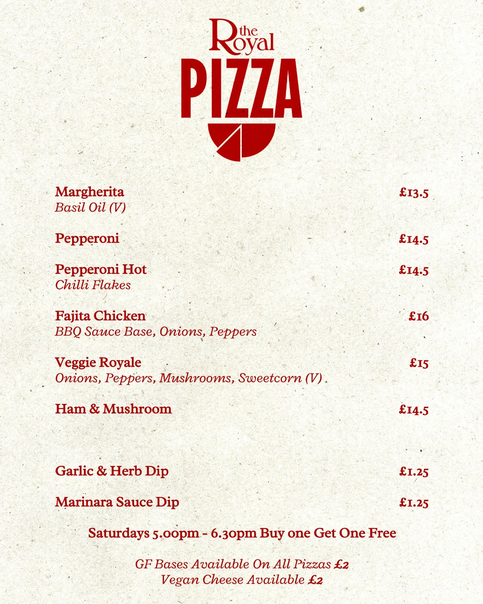 Looking at the weather forecast for the weekend like whaaaaaaaaaat!

Woodfired Pizzas are back this weekend.

Friday from 4.00pm
Saturday from 12.00pm

Buy-One-Get-One-Free every Saturday 5.00pm-6.30pm!

Crispy, blistered crusts. Light, airy centres.