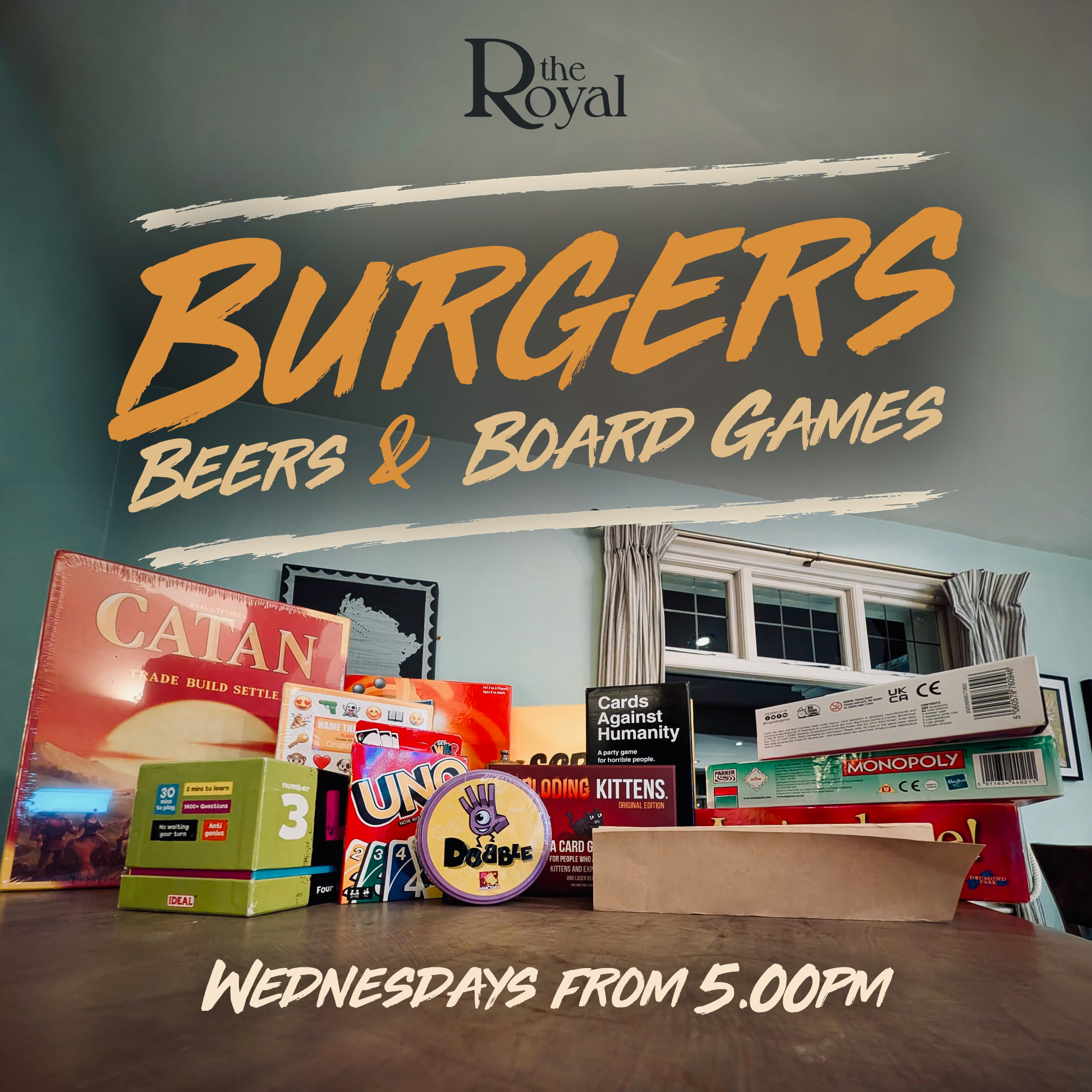 Burgers, Beers &amp; Board Games
