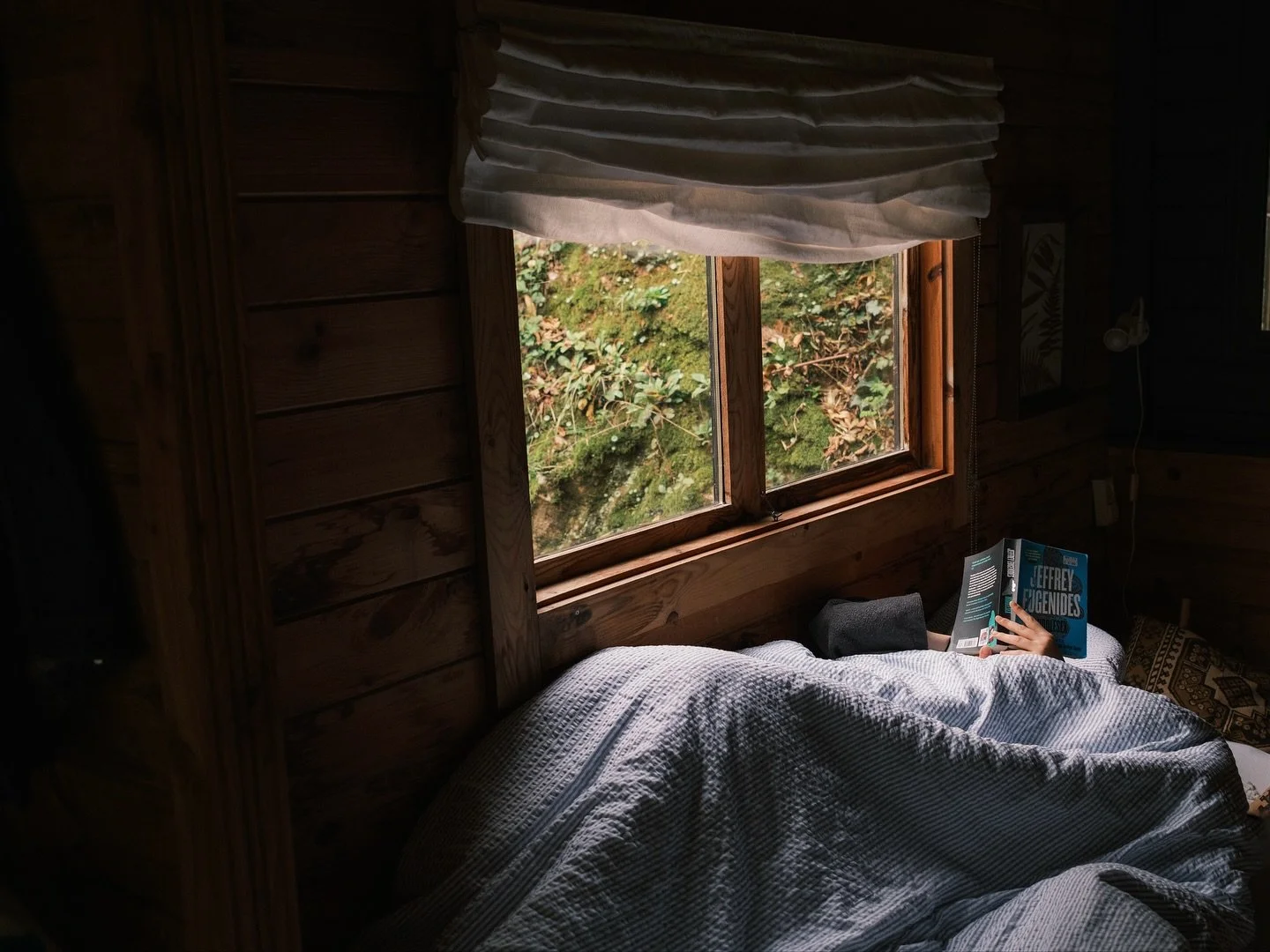 READ, REST, EAT, REPEAT // Recharge. Restore. Reflect.  Make the simplest of meals great with local ingredients,  sit by the fire, read some more; hot chocolate in hand. 

Toasty and cozy hear the wood crackle on the fire.  The scented air . The morn