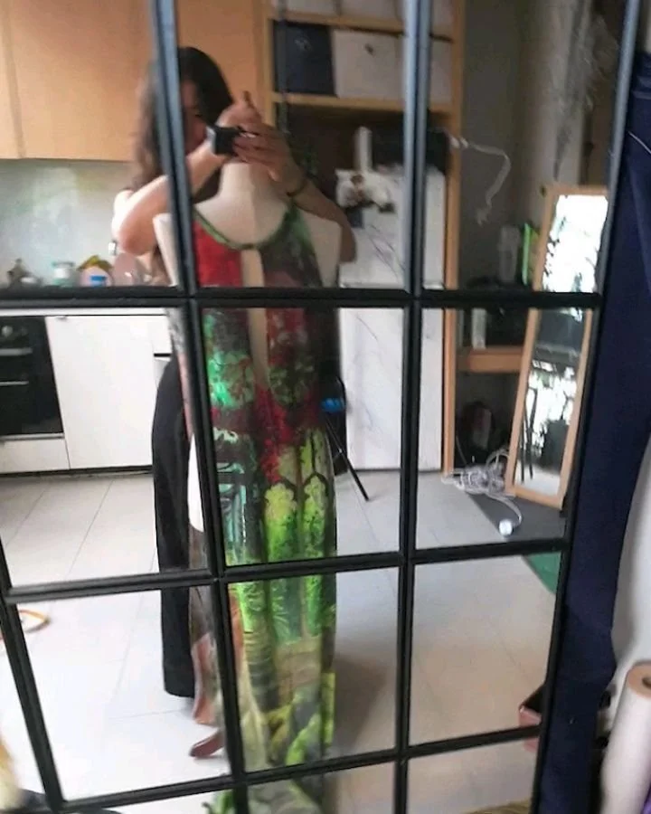 Ok ok! Let's make a dress 👗 

I truly love @visionaryartbymessiah art! 
It's a treat to work with these materials 🫶❤️

I used to dream of the moment that I can just create for a living ✨️ doing that for festival wear is the cherry on top 🥰