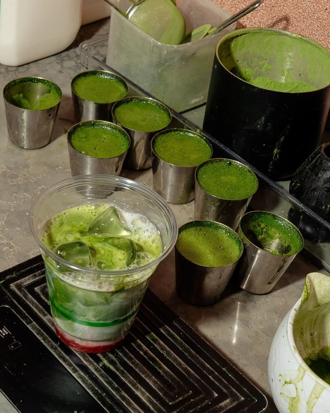 Hand-made matcha, without the long wait. 
.
.
#brunswick#matcha#donatelllos#coffee