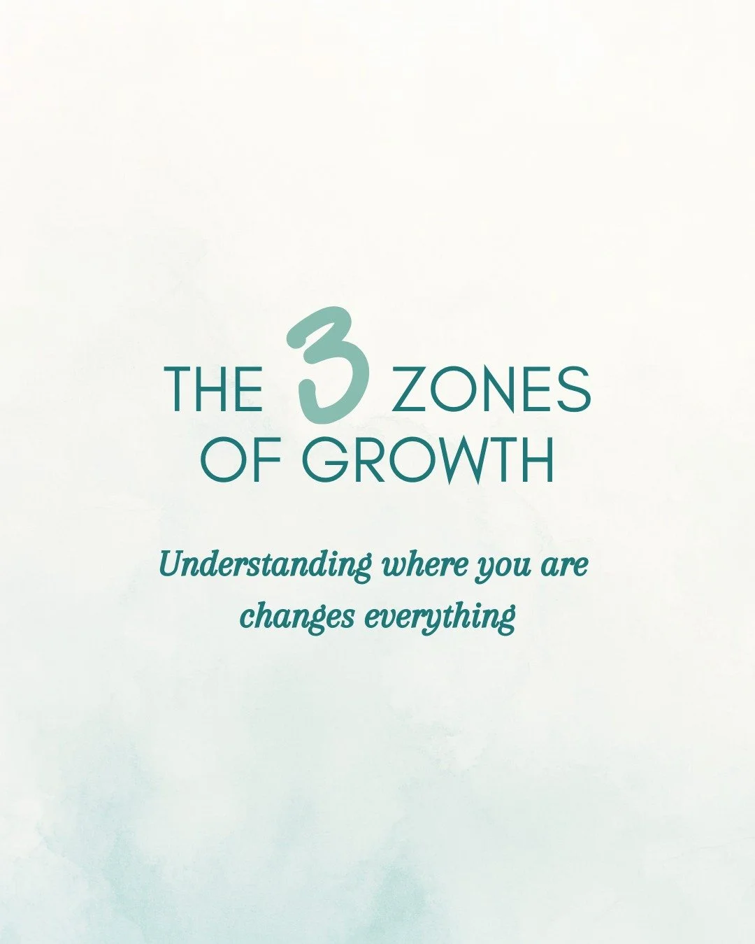 The 3 Zones of Growth

Comfort. Growth. Trauma.

Main stream society and some selfdevelopment cultures tell you often to "get uncomfortable" without teaching you the difference between growth and trauma.

They push "no pain, no gain, p