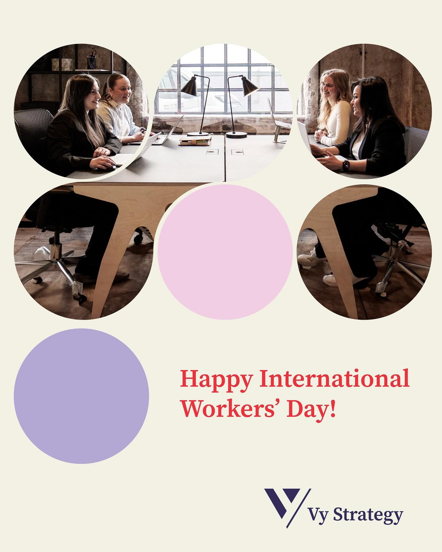 Happy International Workers&rsquo; Day! Gratulerer med arbeidernes dag! 🌎

At Vy Strategy we get to work with people in many different roles, and we are continually inspired by the hard work, dedication, and contributions of workers here in our city