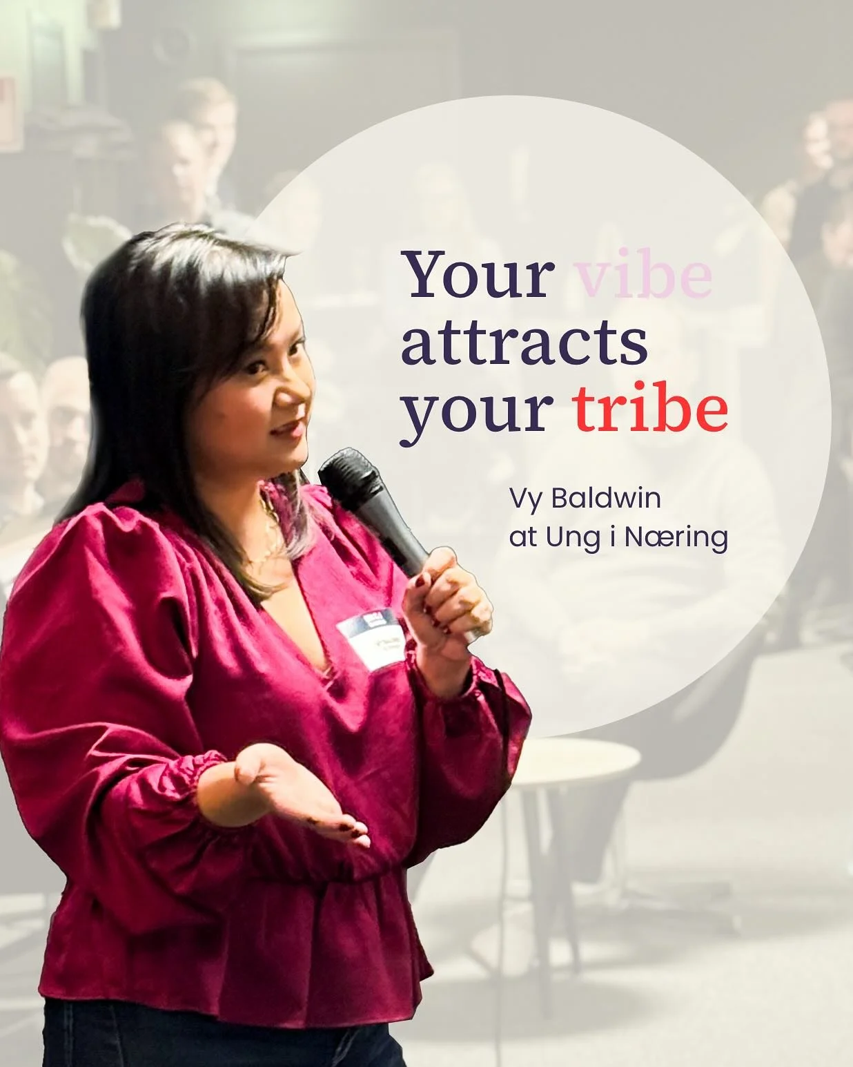 The response to Vy’s talk at Ung i Næring last week was incredible and truly surprising! What resonated most? Her journey of breaking into the Haugesund community as an “outsider”—a challenge many attendees related to, e