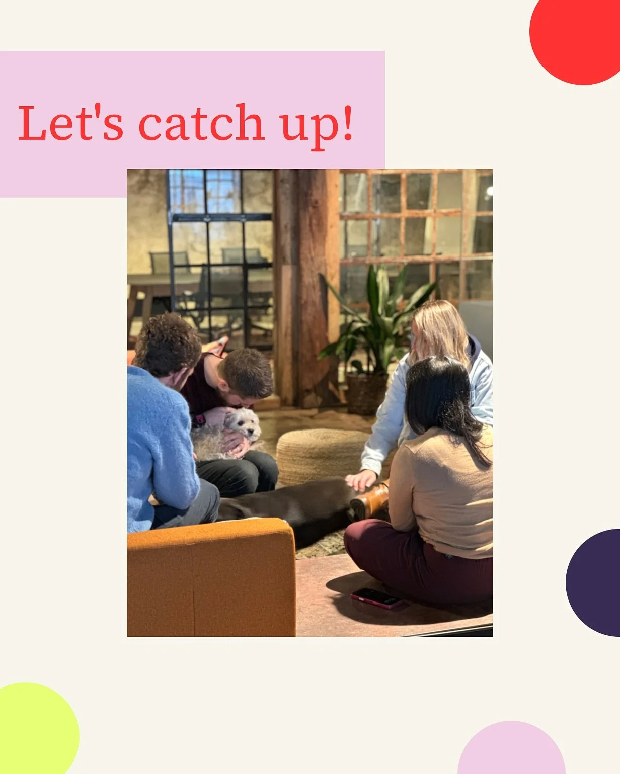 The importance of catching up!
Here at Vy Strategy we recognize the importance of catching up, not only with our clients, but also within our team ❤️ We like to reach out to our clients with a phone call or a nice lunch to see how things are going ?