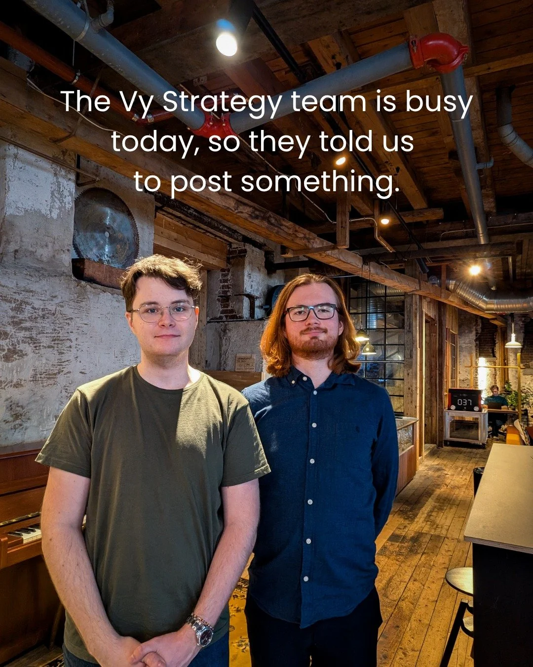 Never leave them in charge again 😆

-
#vystrategy #interns #economicsinterns #HVL #haugesund