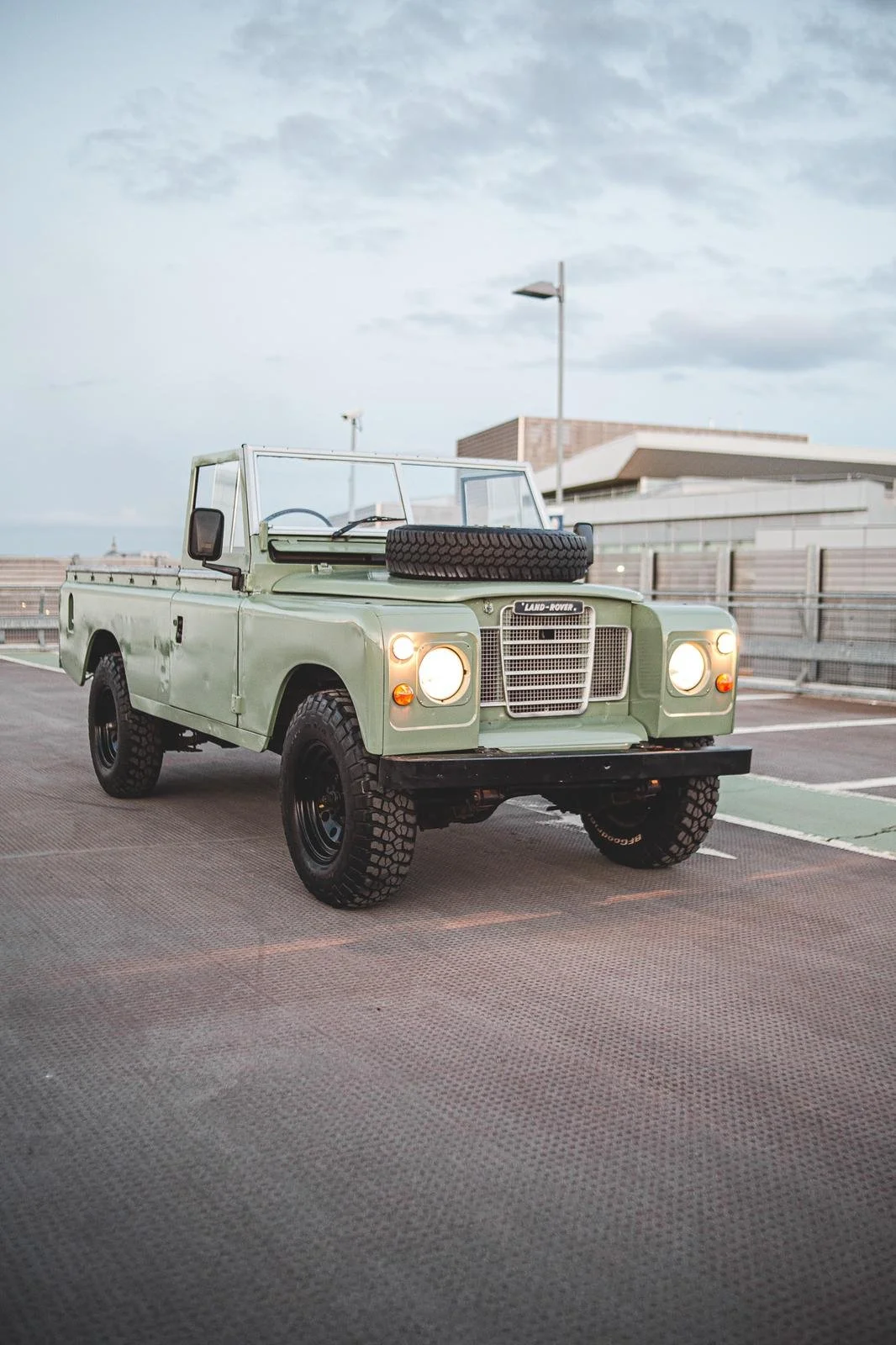 Land Rover hearse