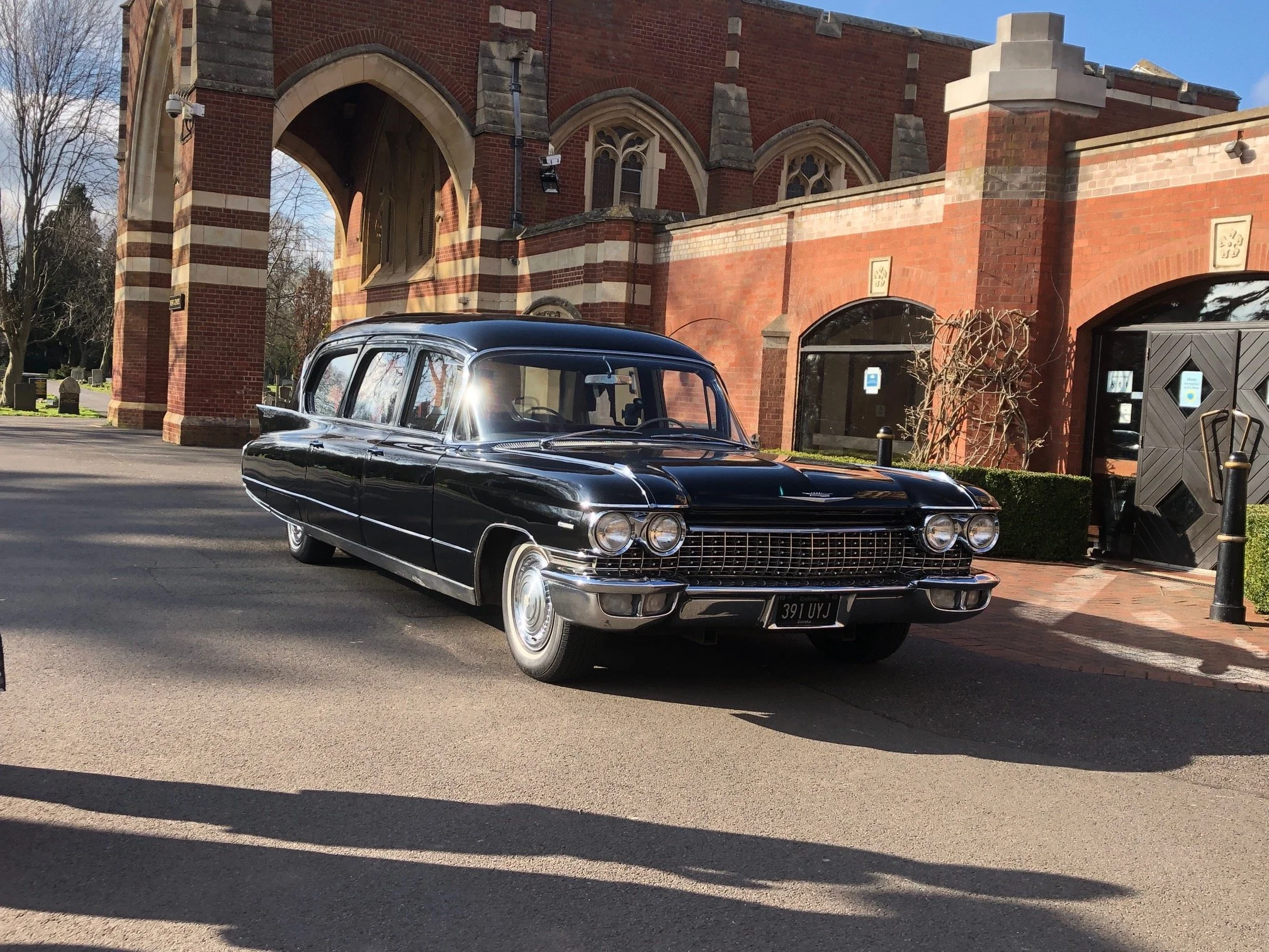 Vintage Cadillac hearse