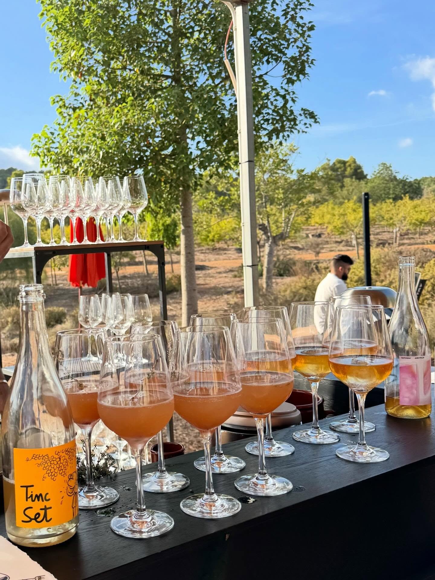 Natural wines for your event 🍷

We teamed up with our favourite natural wine bar @casa.lhasa.ibiza to serve a delectable selection of their natural wines. Carefully chosen by the bride and groom themselves.

From hosting a tasting at Casa Lhasa in M