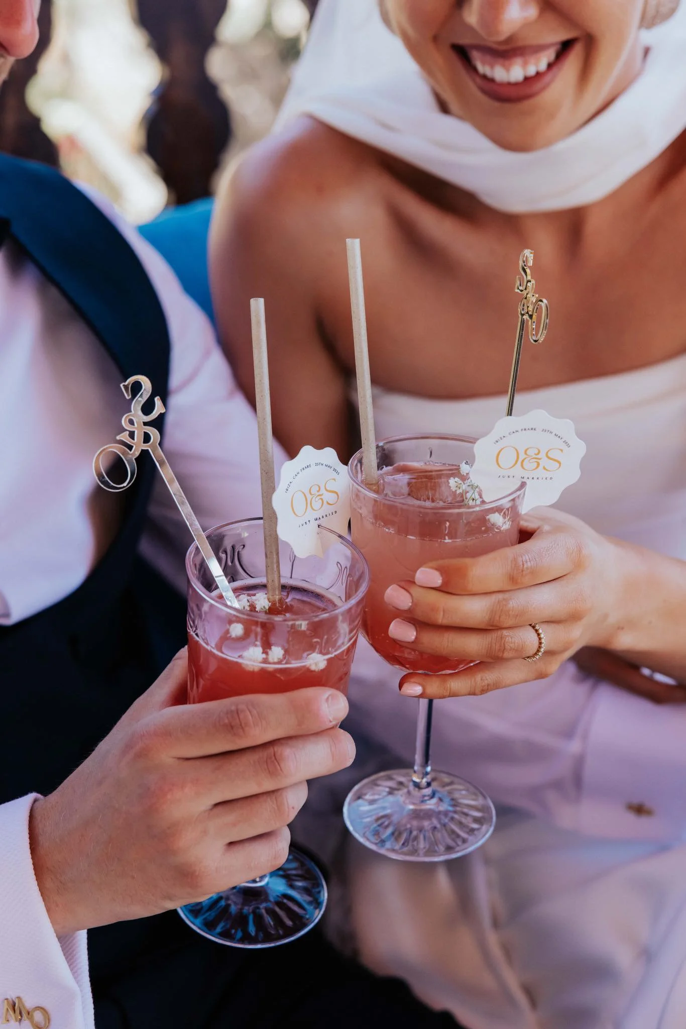 Ibiza wedding bar service, premium cocktails with bespoke touches