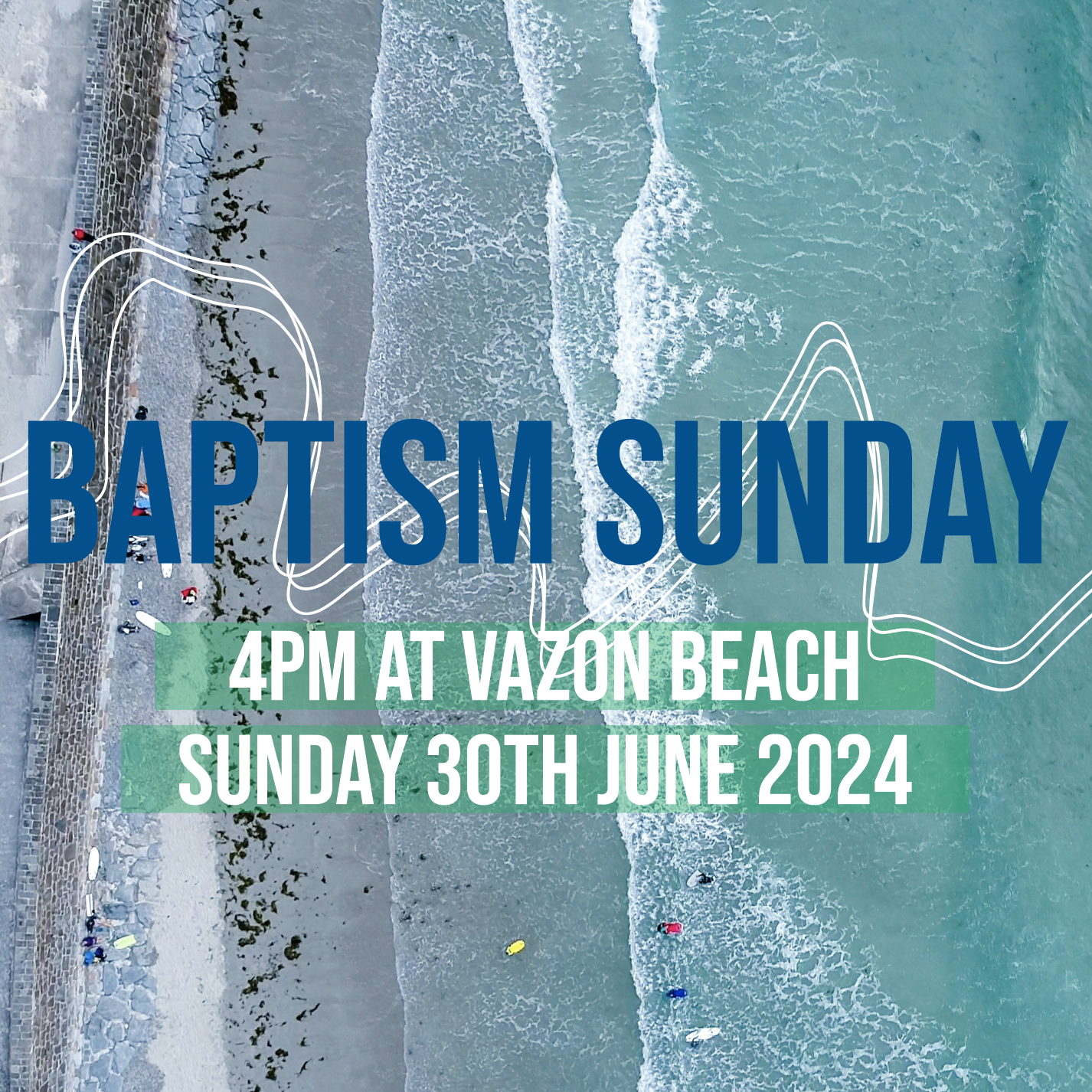 Baptism Sunday at the beach 30th June Vazon.png