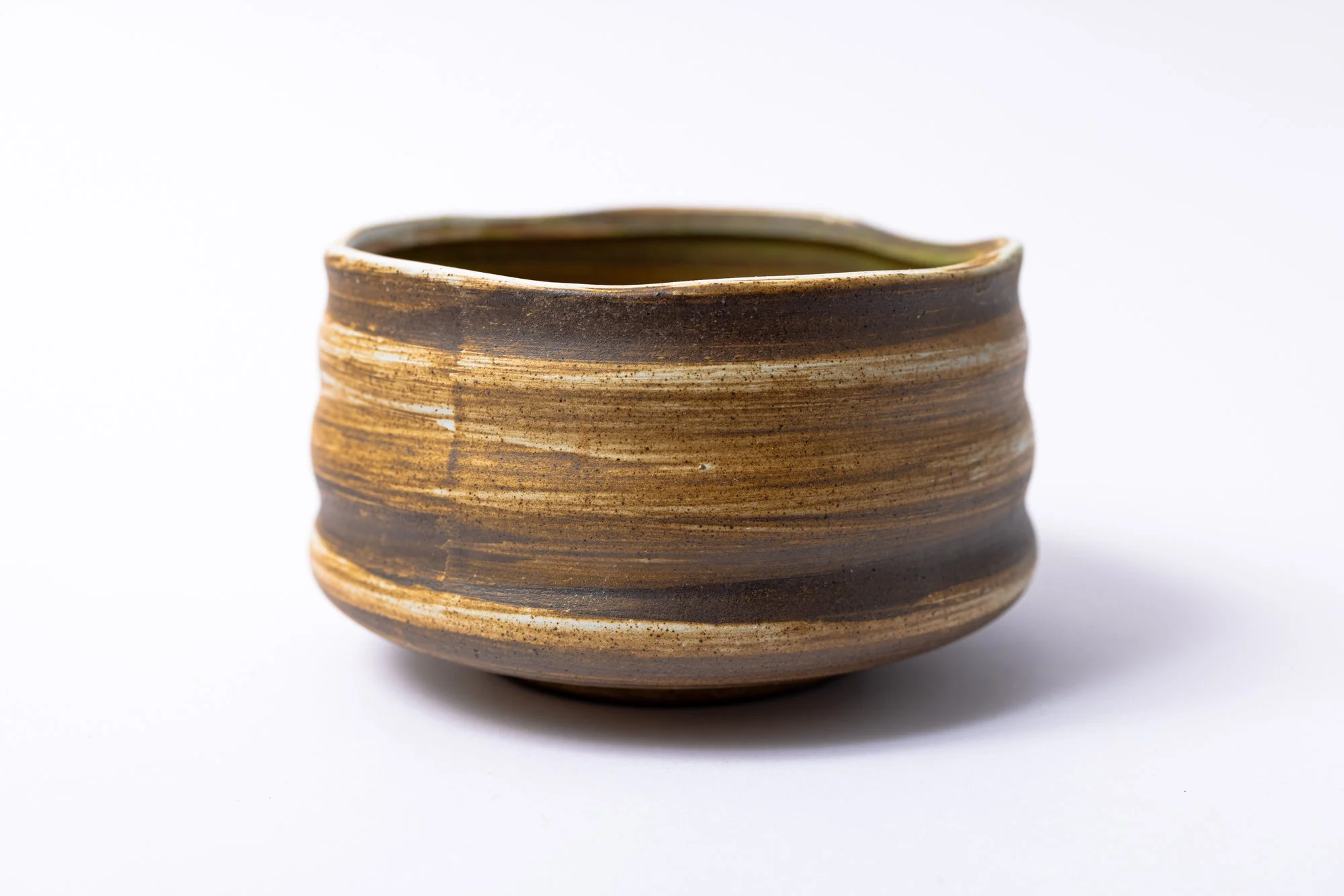 handmade ceramic bowl minimalist product photography white background